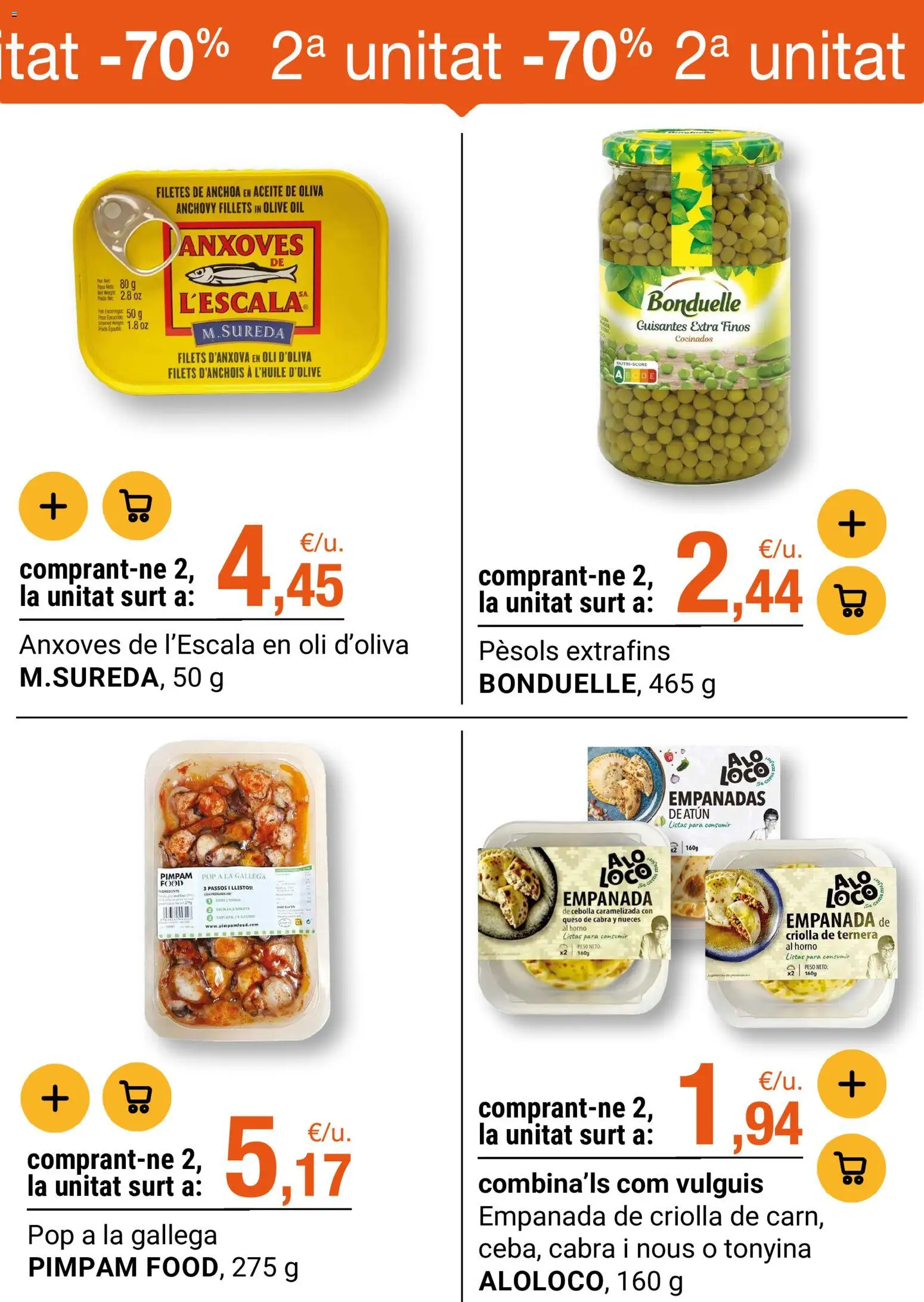 Bonpreu folleto │ válido desde el 25/08/2026 | Página: 51 | Productos: Aceite de oliva, Queso de cabra, Horno, Anchoa
