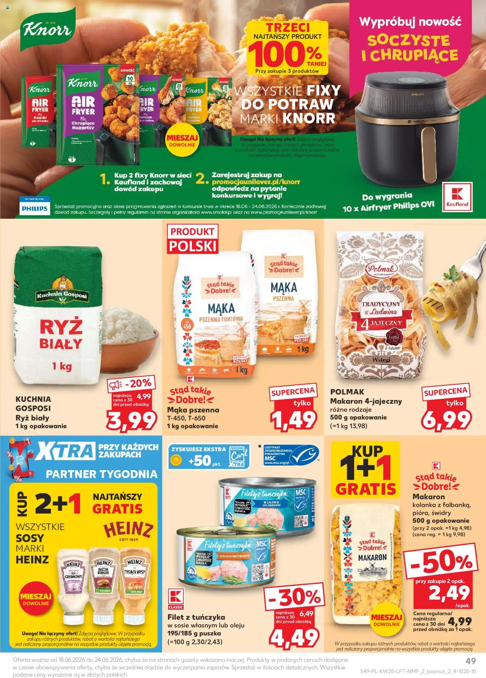 Kaufland gazetka od 18.06.2026 | Strona: 49 | Produkty: Ryż, Makaron