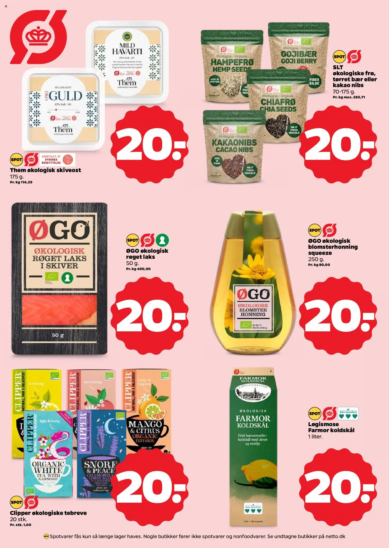 Netto tilbudsavis – gyldig fra 30.05.2026 | Side: 7 | Produkter: Koldskål, Kakao, Skiveost, Honning