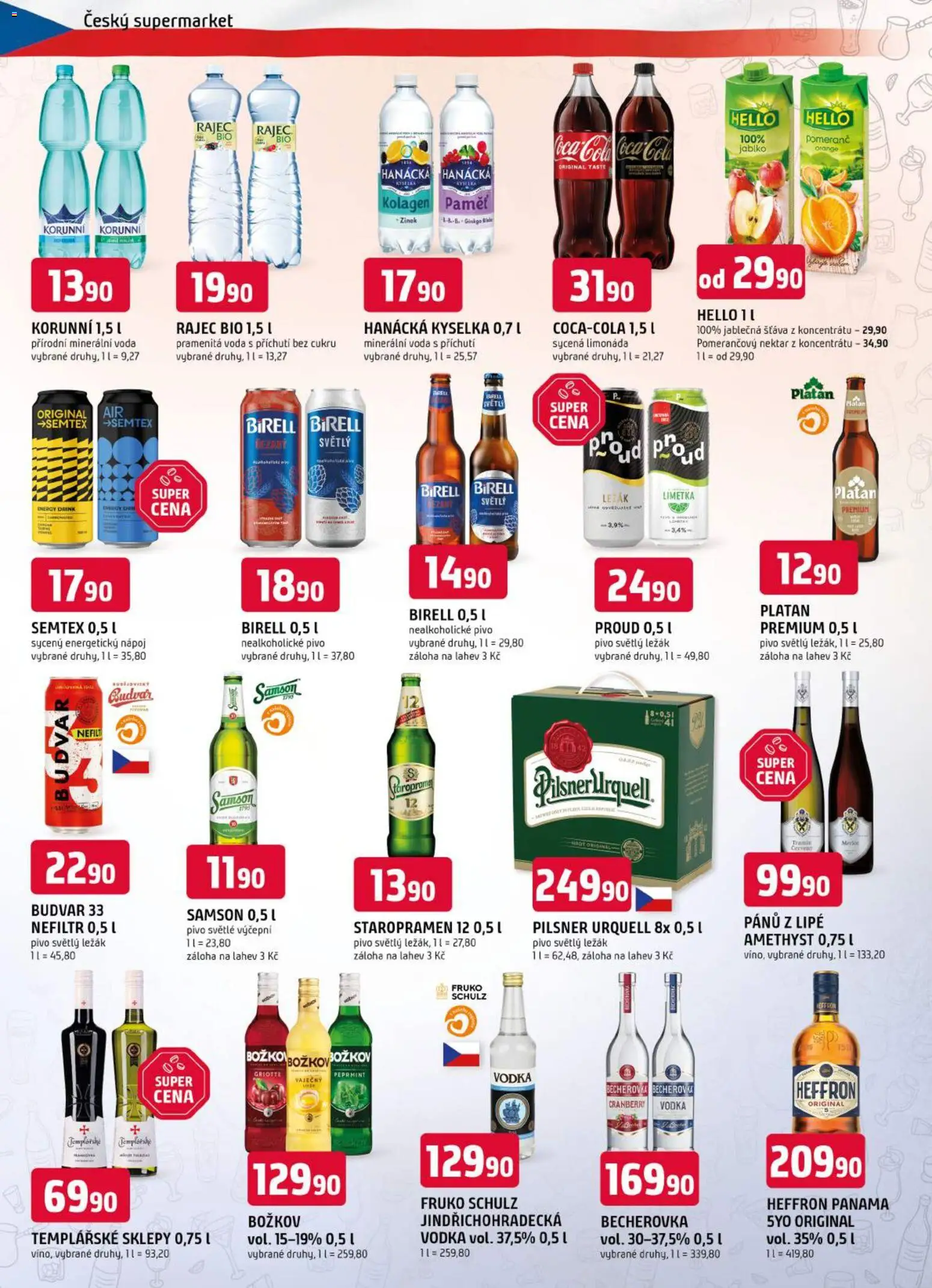 Trefa leták od 17.06.2026 | Strana: 10 | Produkty: Limonáda, Energetický nápoj, Semtex, Pilsner Urquell