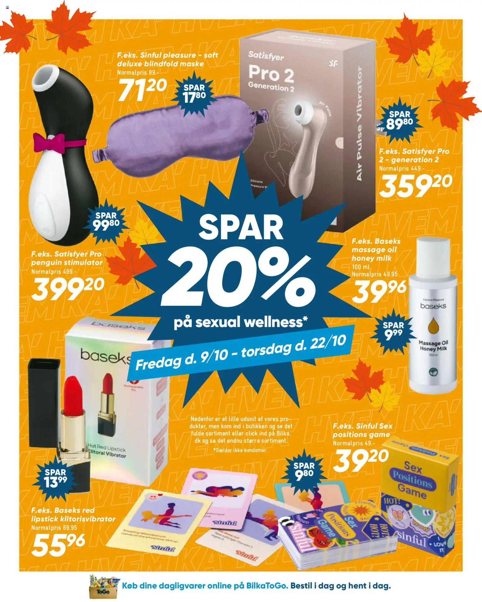 Bilka tilbudsavis – gyldig fra 09/10/2026 | Side: 40 | Produkter: Dagligvarer, Maske