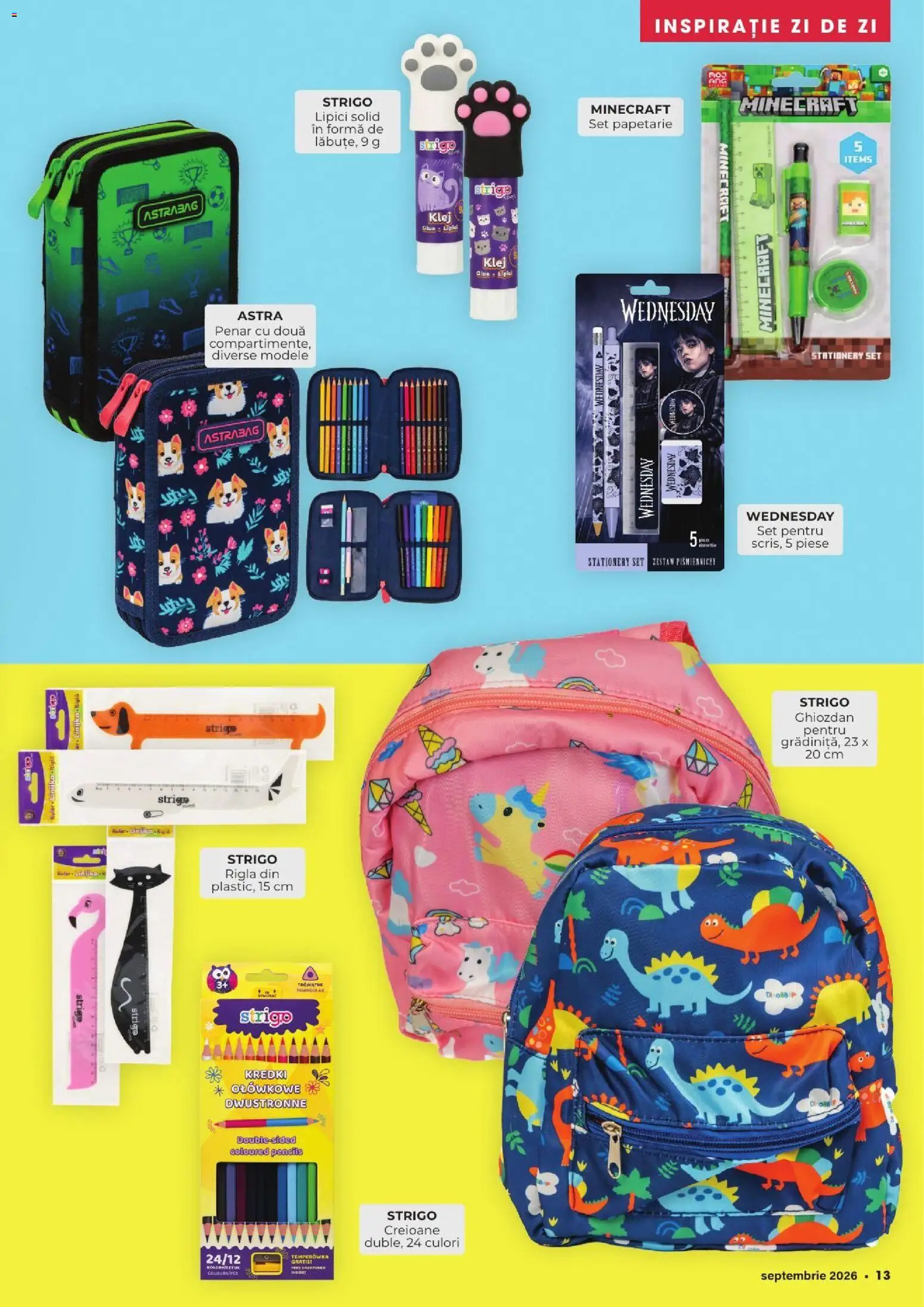 Noul catalog Mega Image – valabil de la 27.08.2026 | Pagină: 13 | Produse: Solid, Ghiozdan