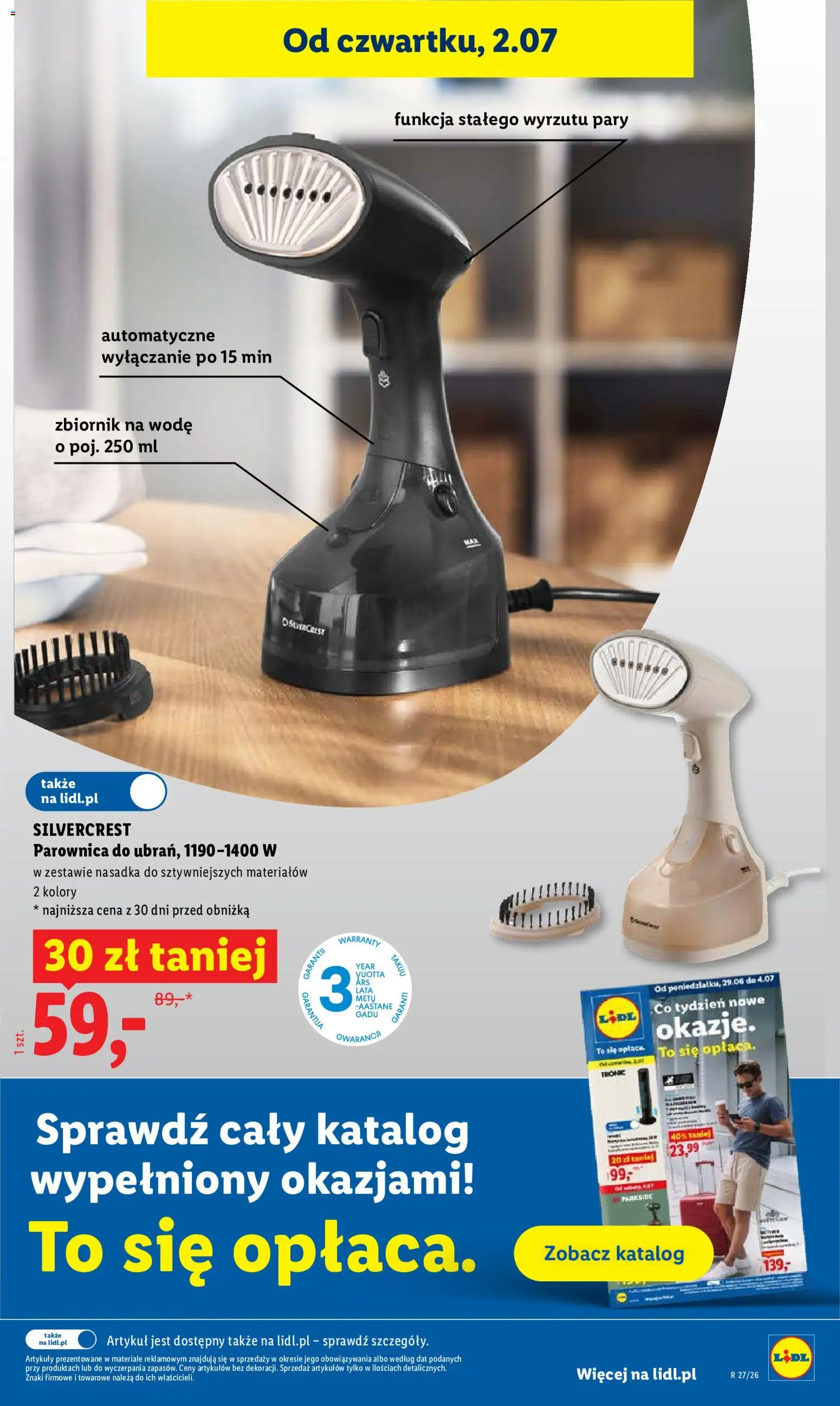 Lidl Polsko leták od 02.07.2026 | Strana: 31 | Produkty: Parkside