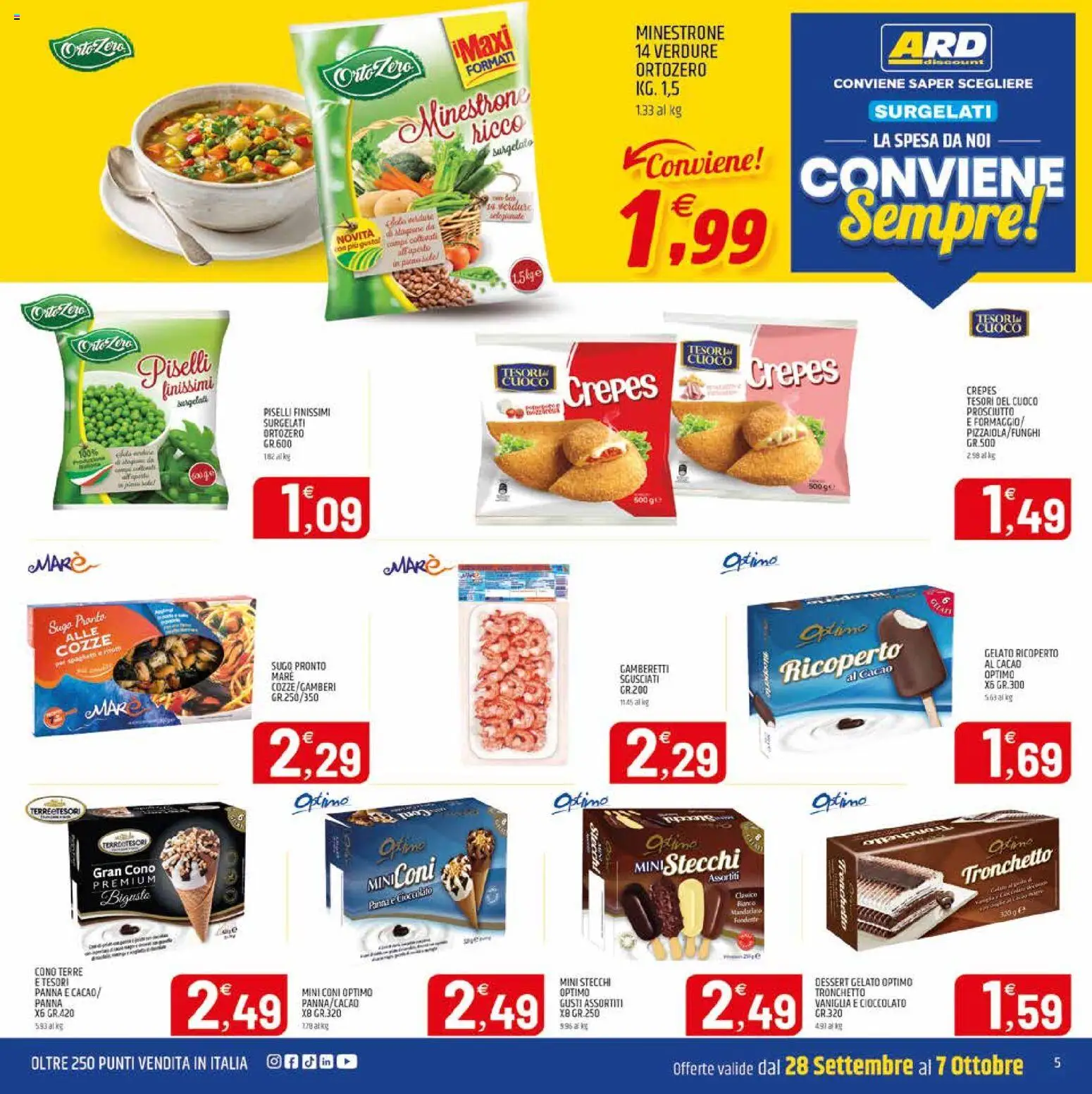 Volantino ARD Discount del 28/09/2026 | Pagina: 21 | Prodotti: Vaniglia, Cioccolato, Cacao, Sugo