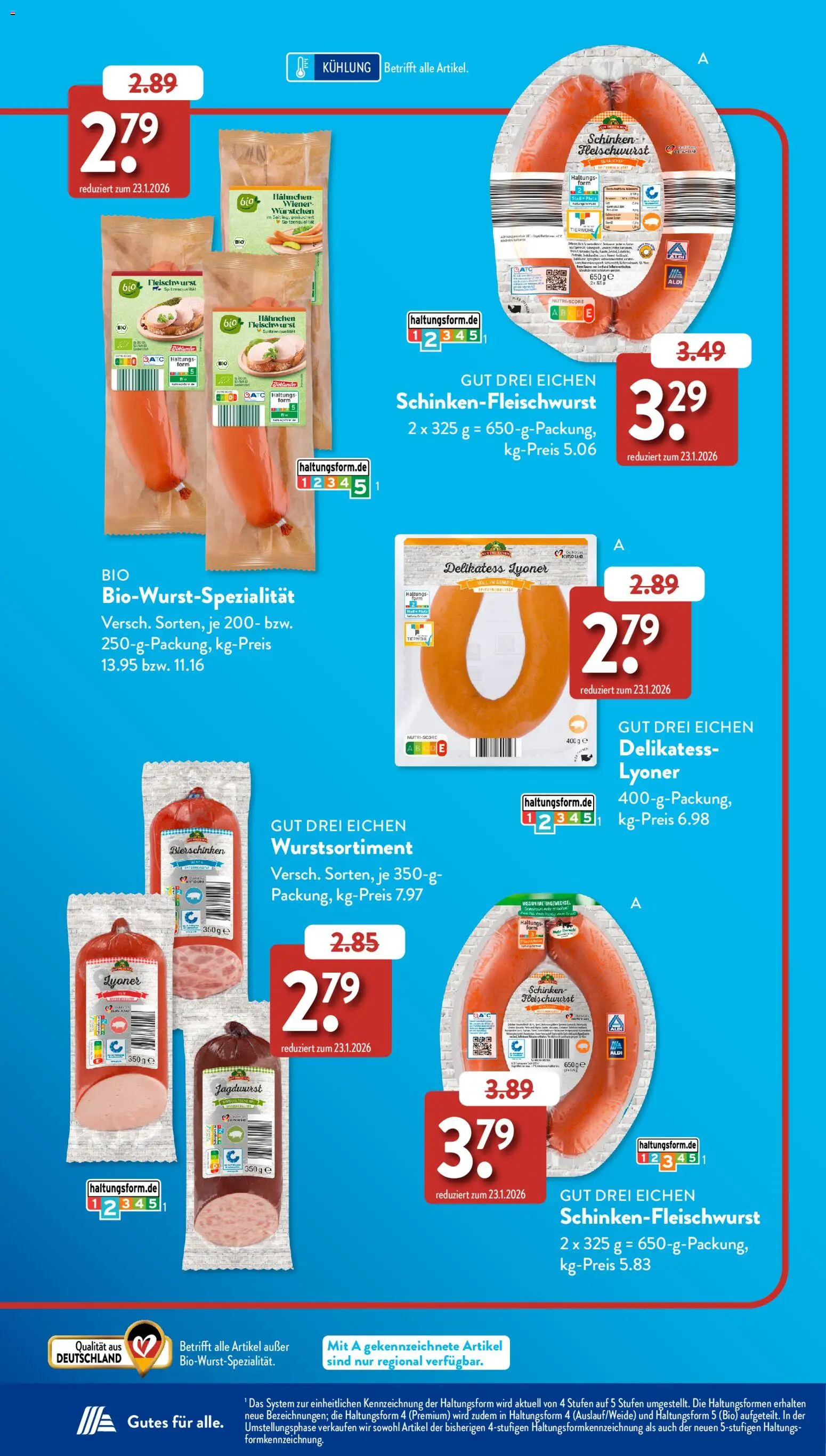 Aldi Süd Sonderprospekt – gültig ab 05.07.2026 | Seite: 36 | Produkte: Hahnchen, Wiener wurstchen, Schinken
