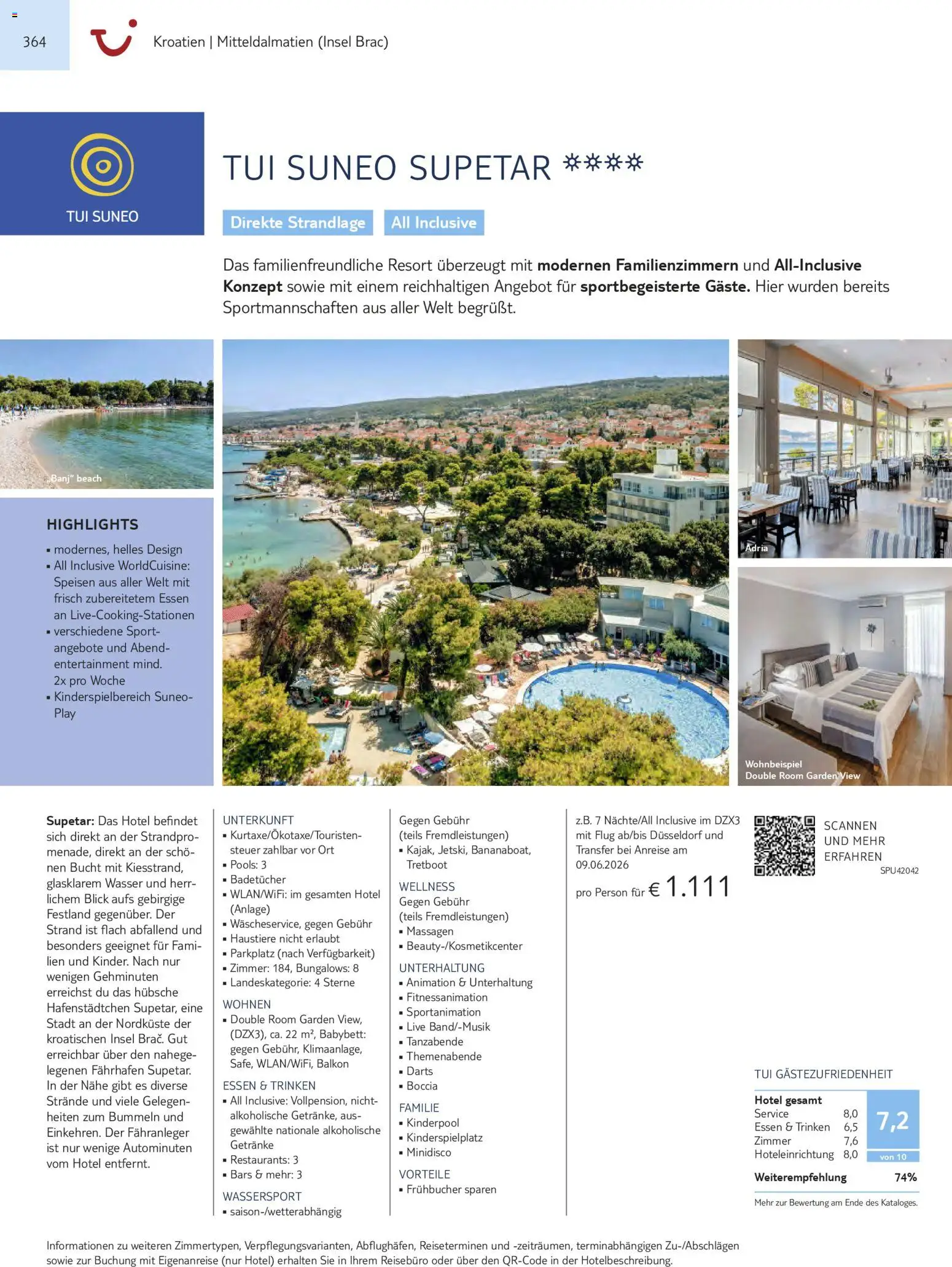 TUI Prospekt Südeuropa & Nordafrika 2026/27 – gültig ab 03.03.2026 | Seite: 364 | Produkte: Babybett, Wasser