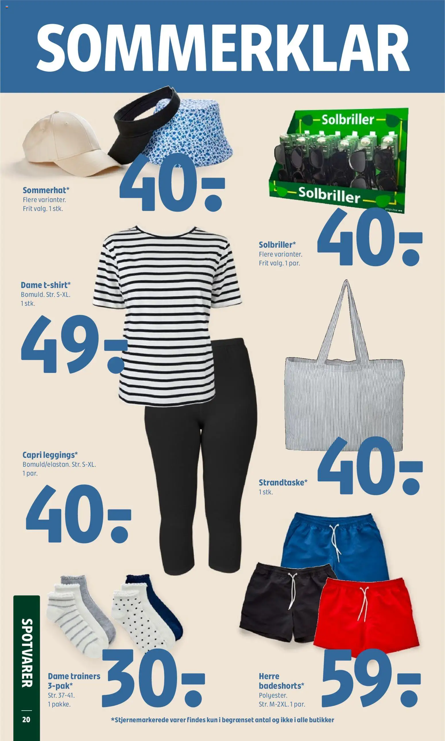 Coop 365 tilbudsavis – gyldig fra 07.05.2026 | Side: 25 | Produkter: T-shirt, Leggings, Hat, Solbriller