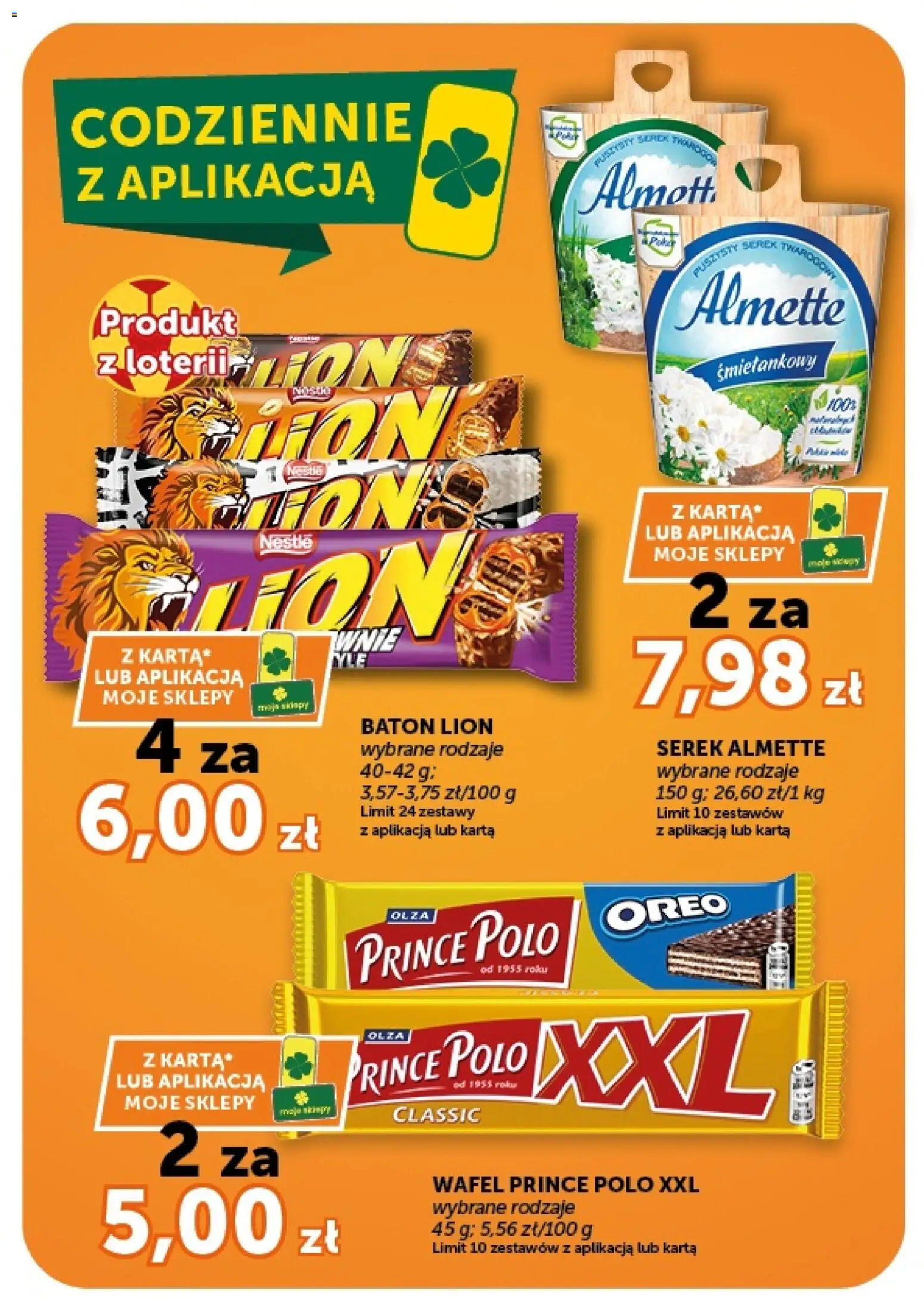 Euro Sklep gazetka od 16.07.2026 | Strona: 14 | Produkty: Karta, Prince polo xxl, Serek, Baton