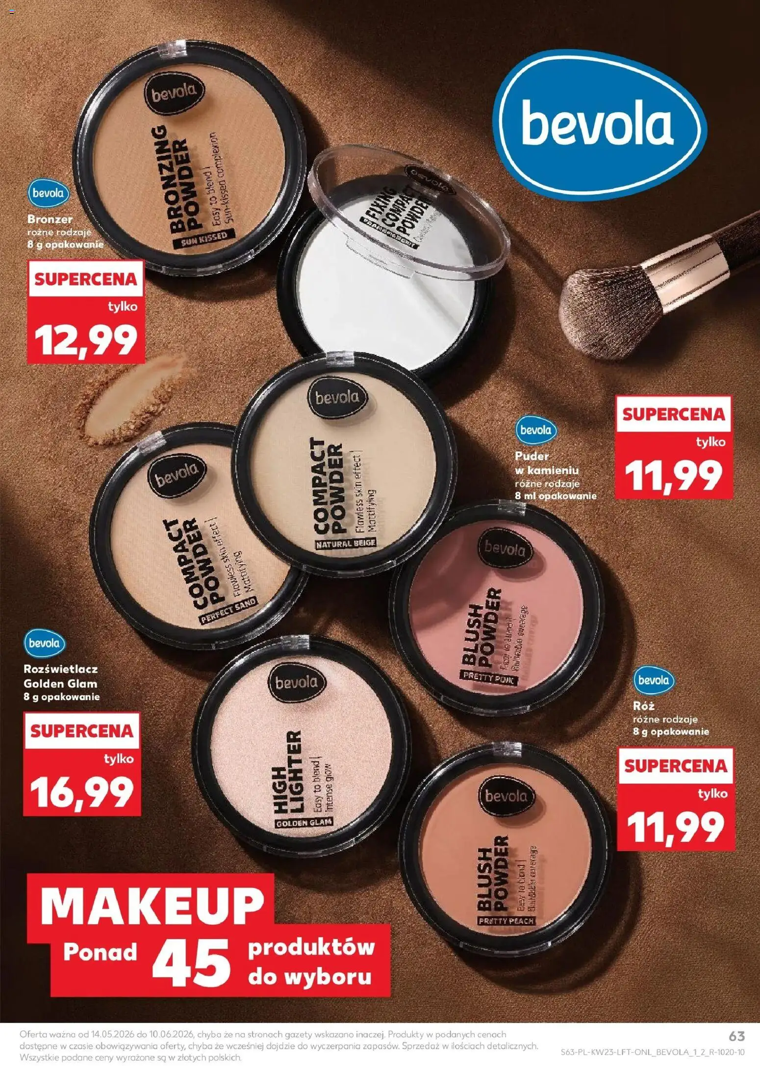 Kaufland gazetka od 03.06.2026 | Strona: 63 | Produkty: Puder, Bronzer, Rozświetlacz