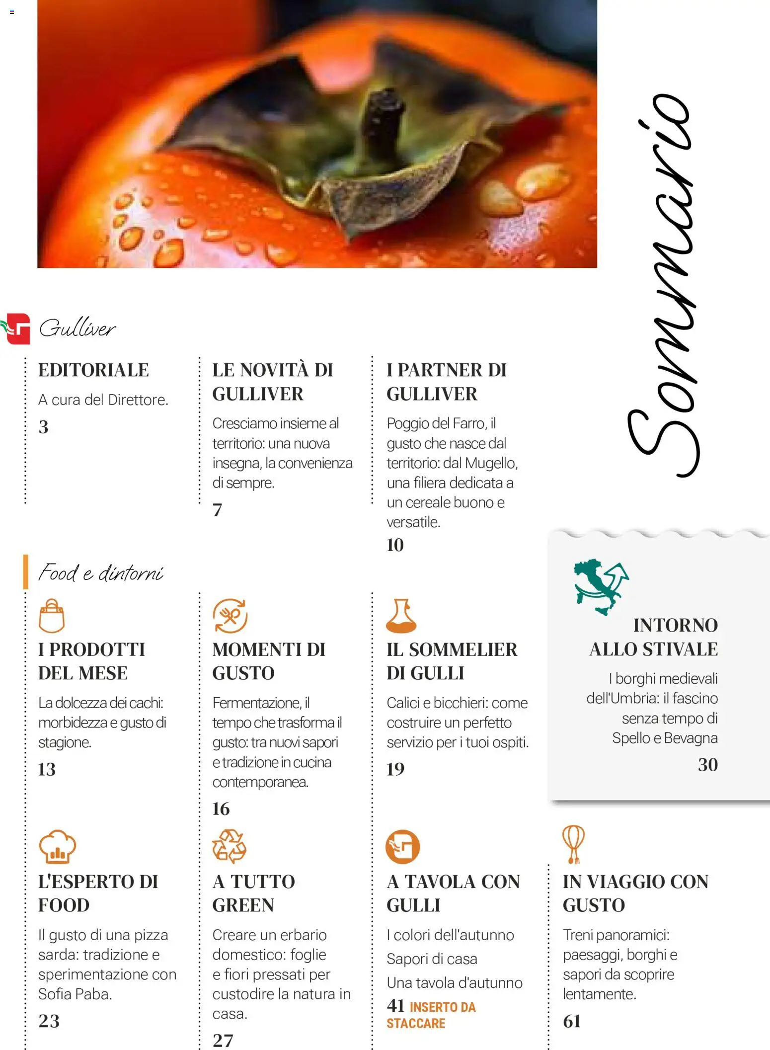 Volantino Gulliver del 01/10/2026 | Pagina: 4 | Prodotti: Pizza, Cachi, Dolcezza, Fiori