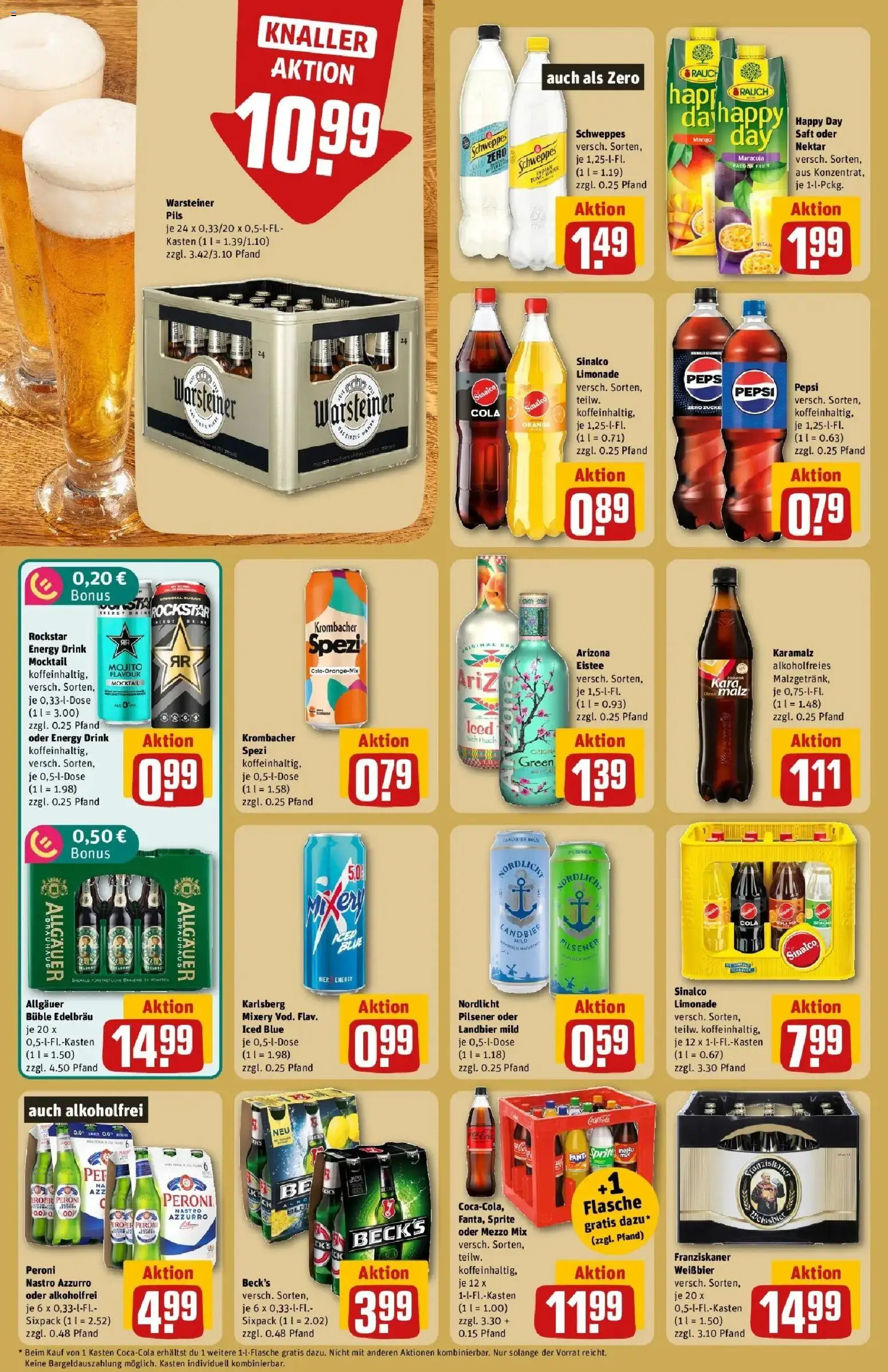 REWE Prospekt ab 12.10.2026 zum Blättern » Angebote | Seite: 20 | Produkte: Mezzo mix, Schweppes, Pepsi, Oder mezzo mix