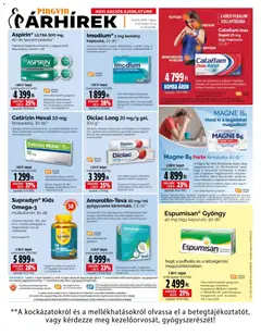 Pingvin Patika akciós újság - amely érvényes a következő dátumtól: 01.05.2026