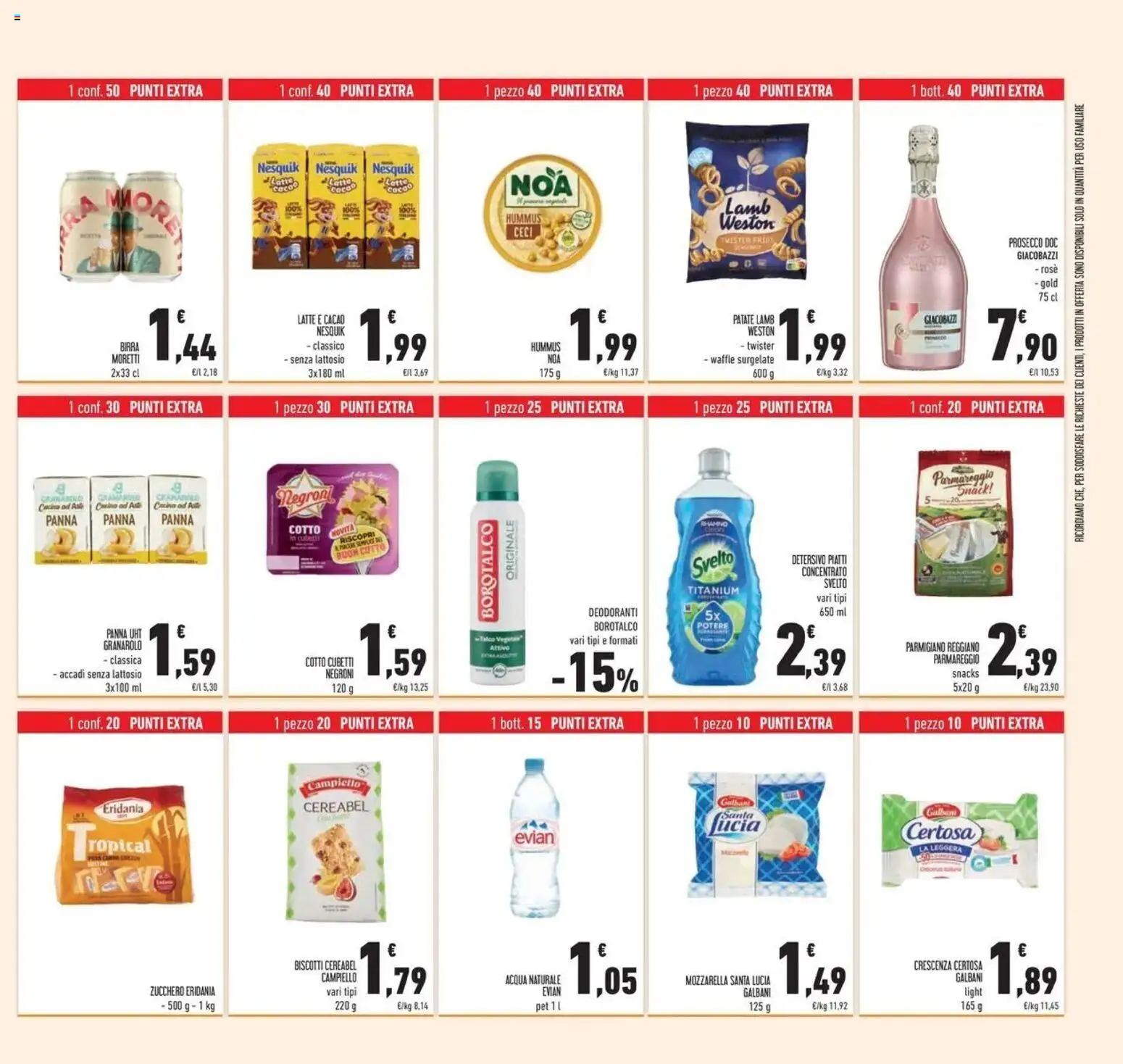 Anteprima volantino Conad dal 21/10/2026 prossima settimana | Pagina: 59 | Prodotti: Biscotti, Ceci, Patate, Acqua naturale