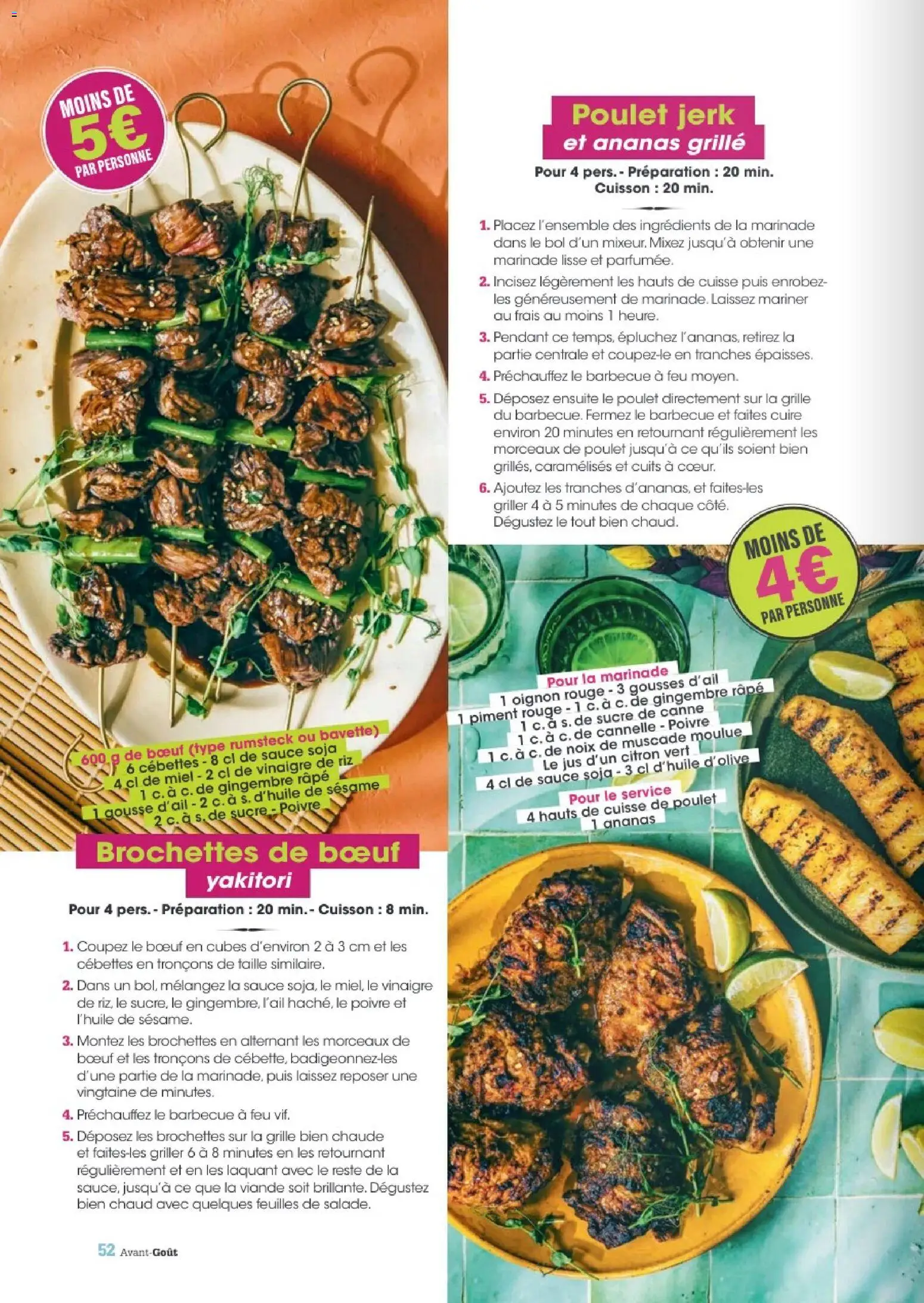 {H1} | Page: 52 | Produits: Sucre, Cuisse, Yakitori, Rumsteck