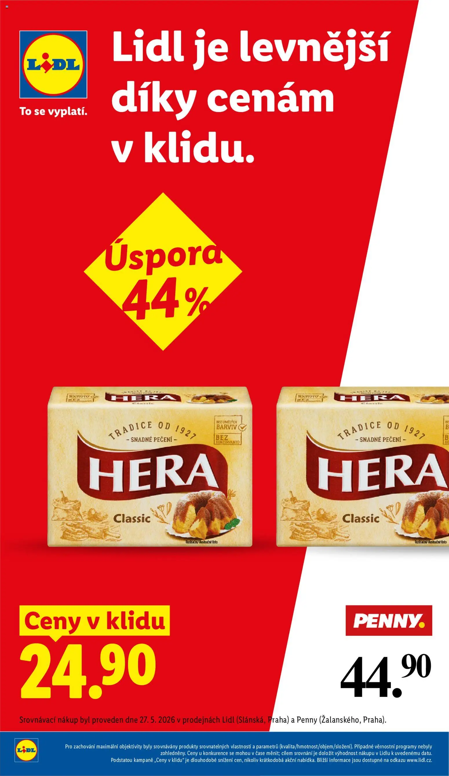 Lidl leták od 04.06.2026 | Strana: 4 | Produkty: Hera, Margarín