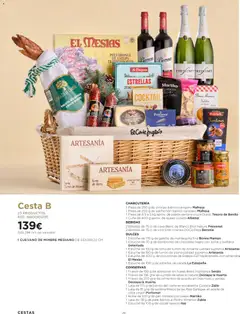 Vista previa El Corte Inglés Cestas Navidad 2026 válido desde el 08/10/2026 | Página: 28
