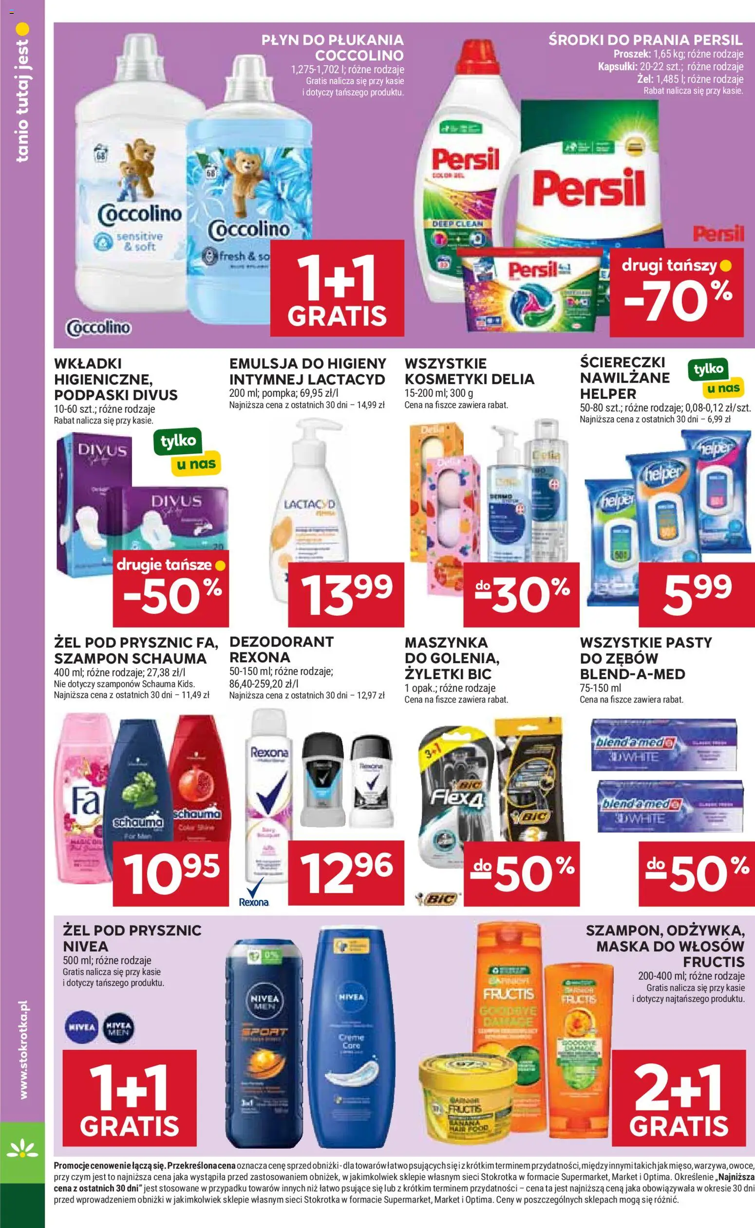 Stokrotka gazetka od 11.06.2026 | Strona: 48 | Produkty: Persil, Coccolino, Prysznic, Maska do włosów
