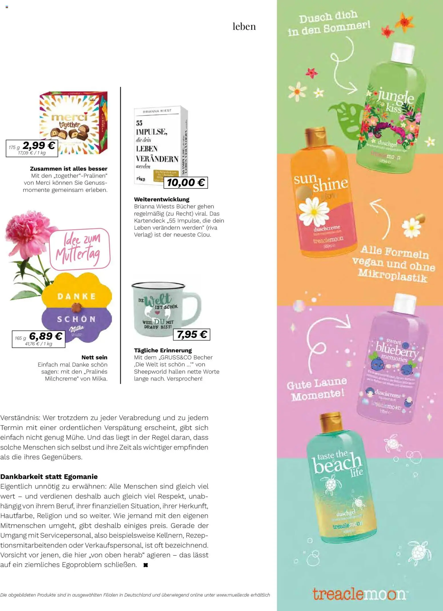 Müller Lifestyle – gültig ab 05.05.2026 | Seite: 75 | Produkte: Merci, Duschgel, Shower Gel, Duschcreme