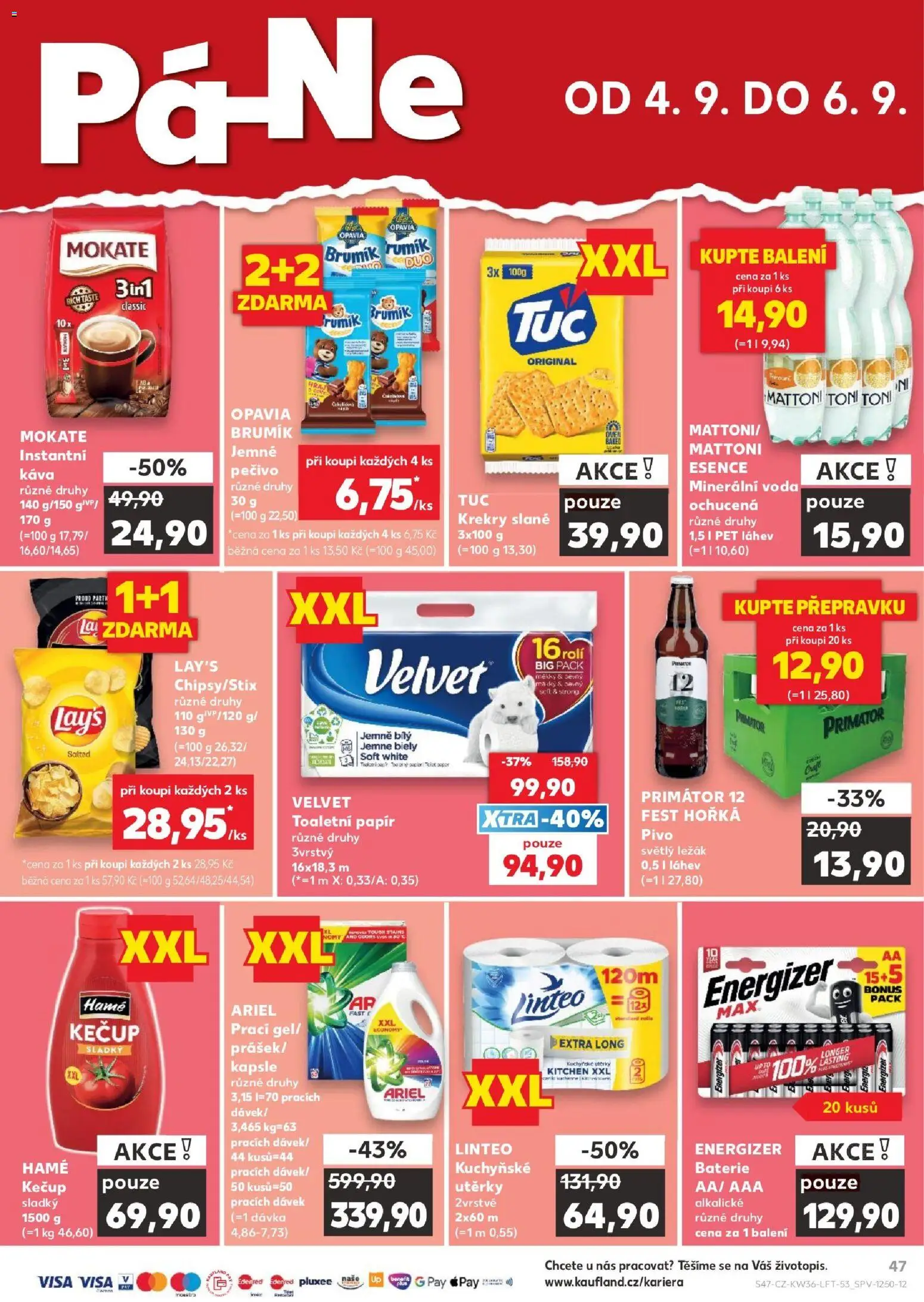 Kaufland leták - Praha 8 od 02.09.2026 | Strana: 47 | Produkty: Mokate, Kečup, Krekry, Brumik