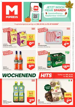 MPREIS Flugblatt ab 01.09.2026 gültig
