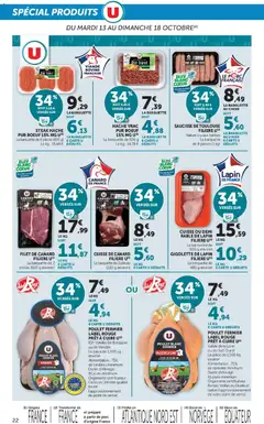 Super U - Prévisualisation de Super U - Les prix bas de la semaine valide à partir de 13/10/2026 | Page: 22 | Produits: Bureau, Steak, Volaille, Poulet