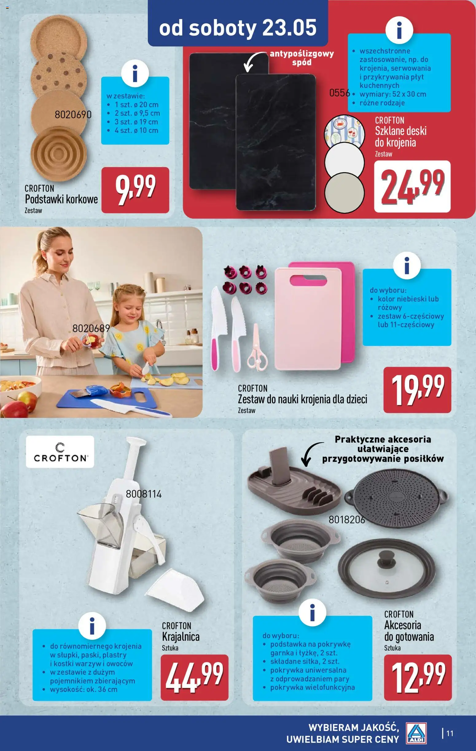 Aldi gazetka - Hity od Środy i od Soboty od 20.05.2026 | Strona: 11 | Produkty: Krajalnica