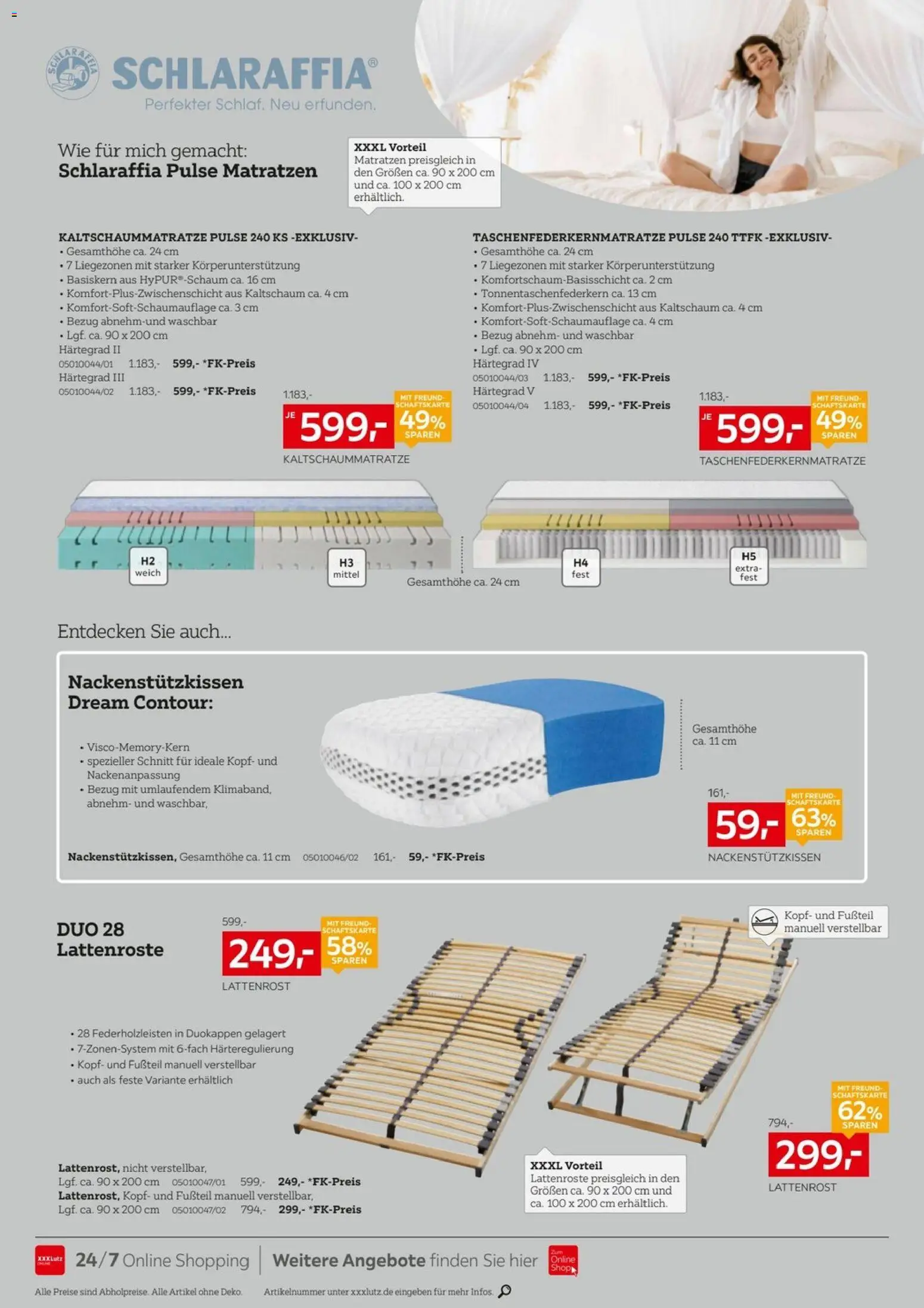 XXXLutz Matratzen Spezial – gültig ab 16.05.2026 | Seite: 4 | Produkte: Lattenrost