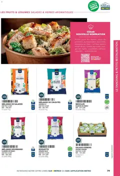 METRO - Prévisualisation de METRO - Boulangers Pâtissiers valide à partir de 30/04/2026 | Page: 79 | Produits: Salade, Roquette, Chips