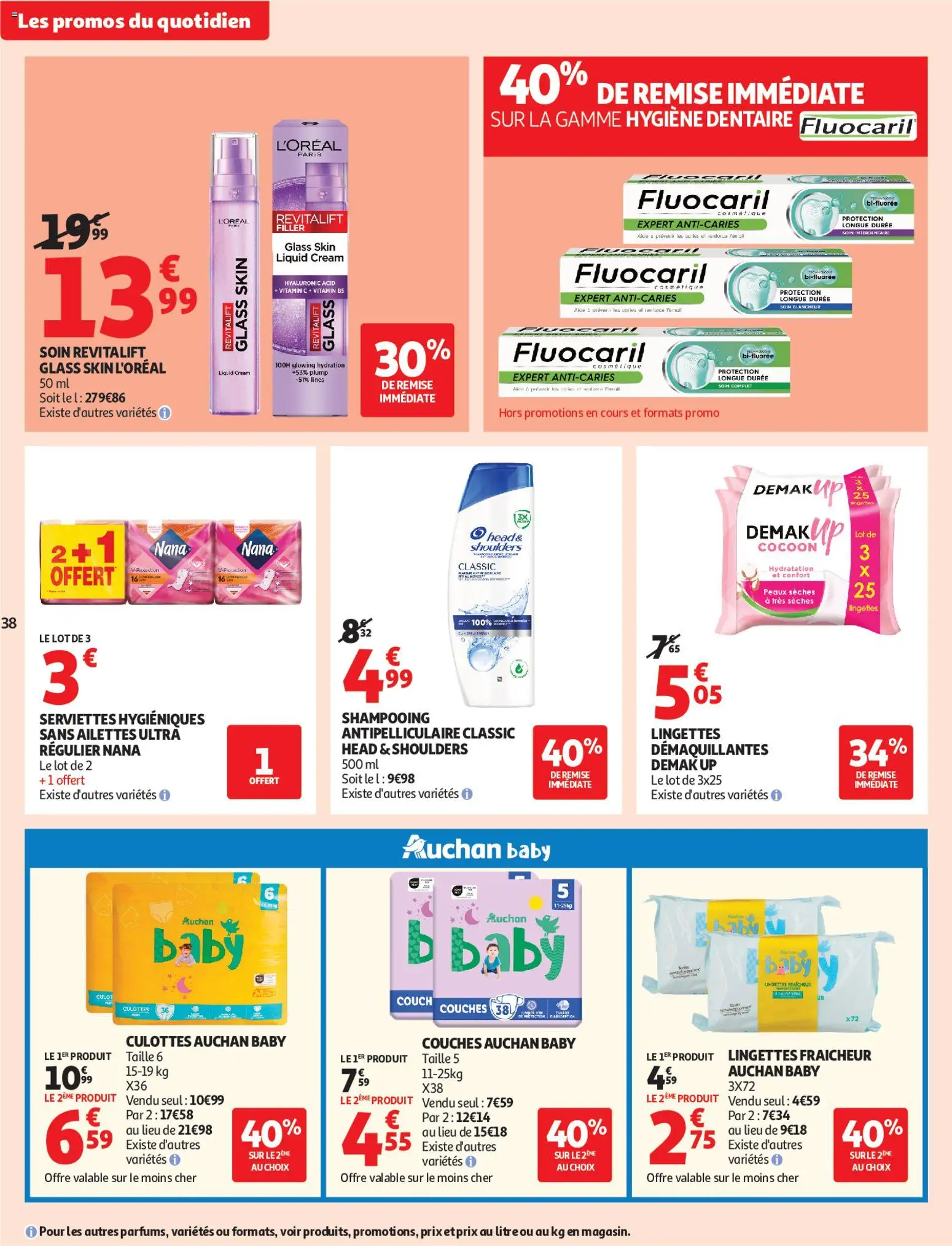 {H1} | Page: 39 | Produits: Couches, Shampooing