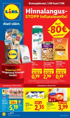 Lidl kliendilehe eelvaade alates 01.06.2026
