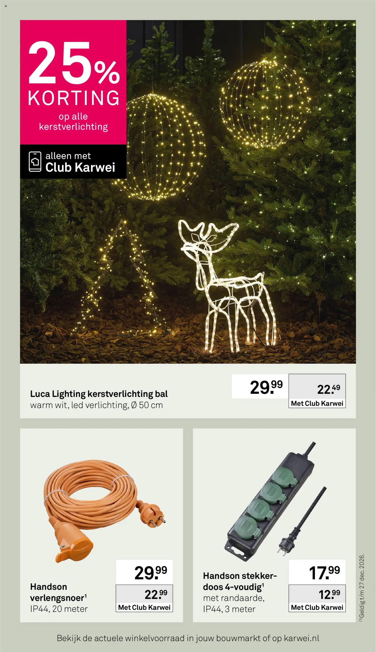 {H1} | Pagina: 33 | Producten: Stekker, Kerstverlichting, Bal