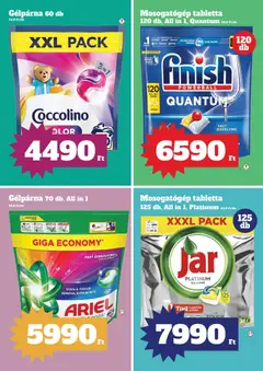 Family Diszkont akciós újság - amely érvényes a következő dátumtól: 2026.07.16. | Oldal: 23 | Termékek: Ariel, Coccolino, Mosogatógép, Mosogatógép tabletta