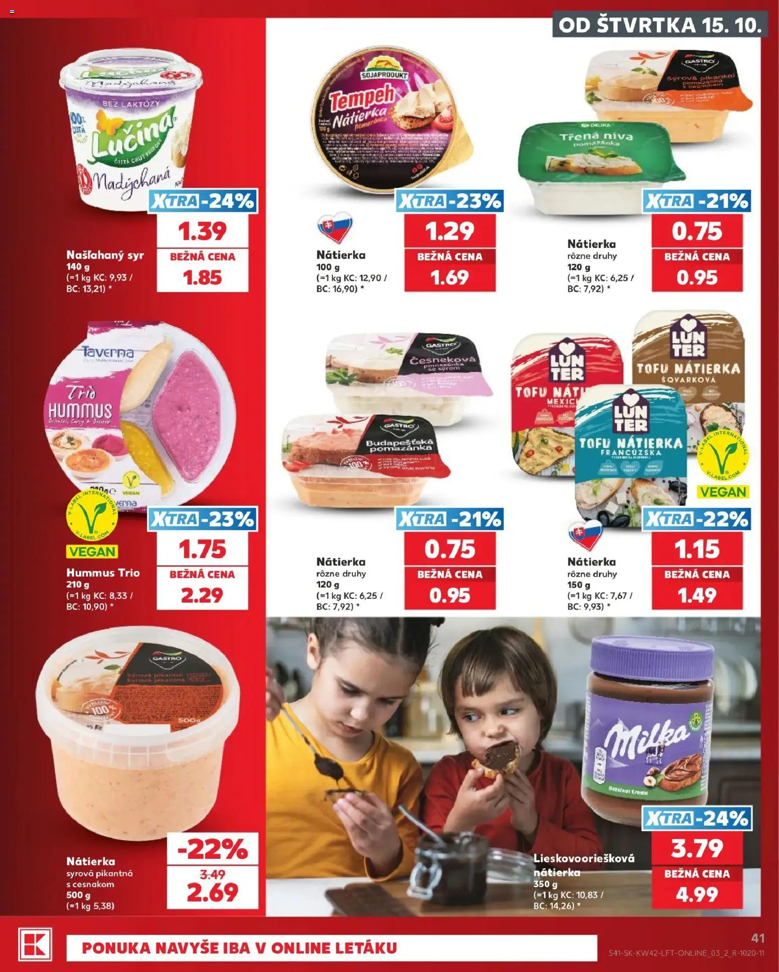 Nové Kaufland akcie – leták je platný od 15.10.2026 | Strana: 41