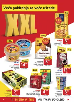 Konzum ( Deaktivovane pre Letakomat )  Katalog - Pregled kataloga iz trgovine Konzum, vrijedi od 30.09.2026 | Stranica: 8 | Proizvodi: Kava, Banane, Domacica, Keks