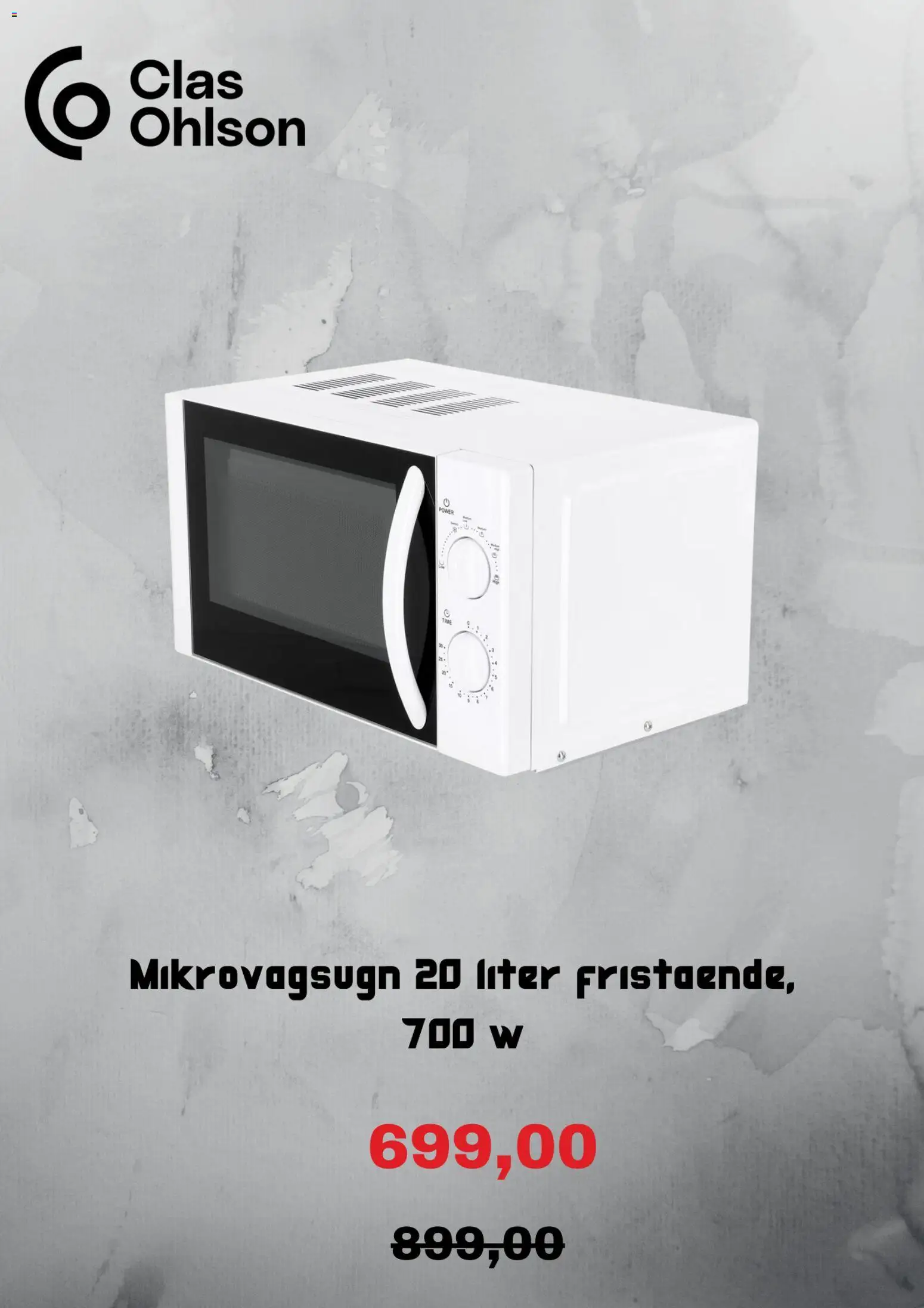 Clas Ohlson reklamblad aktuell från 21/09/2026 | Sida: 4 | Produkter: Mikrovågsugn