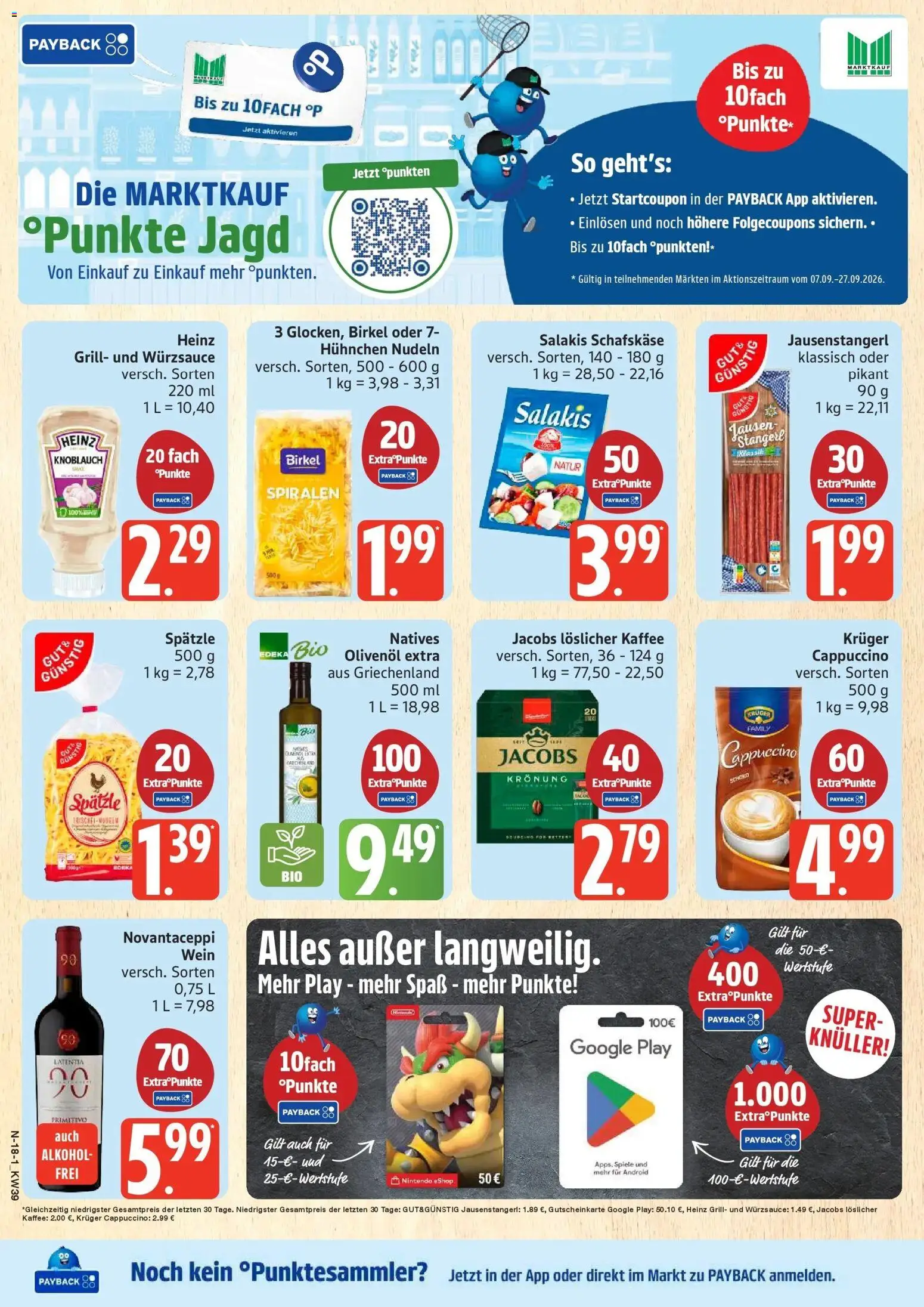 Marktkauf Prospekt Buxtehude (ab 21.09.2026) » Angebote online | Seite: 18 | Produkte: Kaffee, Knoblauch, Nudeln, Löslicher Kaffee