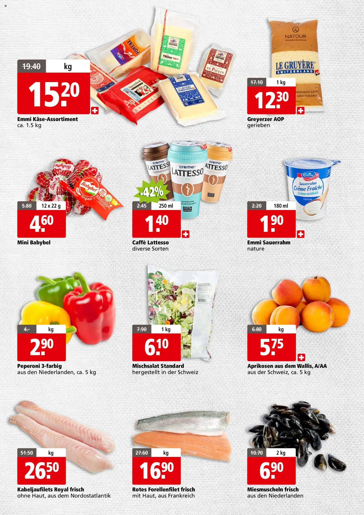 Aligro aktionen Business Schlieren, Gossau SG, Frauenfeld, Rapperswil-Jona, Sargans, Bern – gültig ab 29.06.2026 | Seite: 2 | Produkte: Sauerrahm, Creme