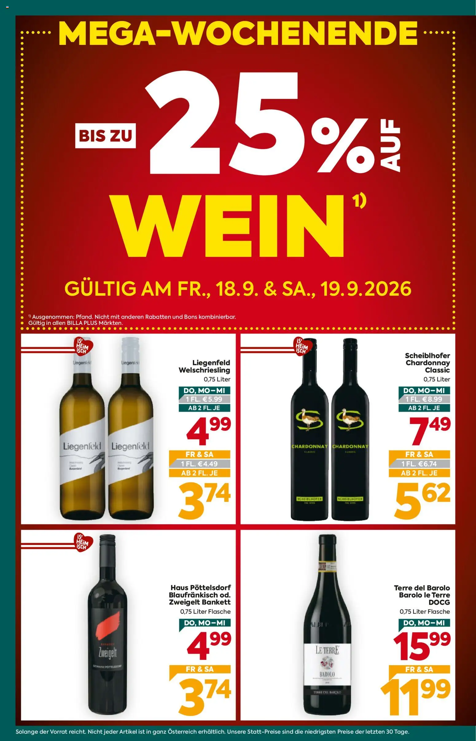 Billa Plus Flugblatt gültig ab 17.09.2026 | Seite: 2