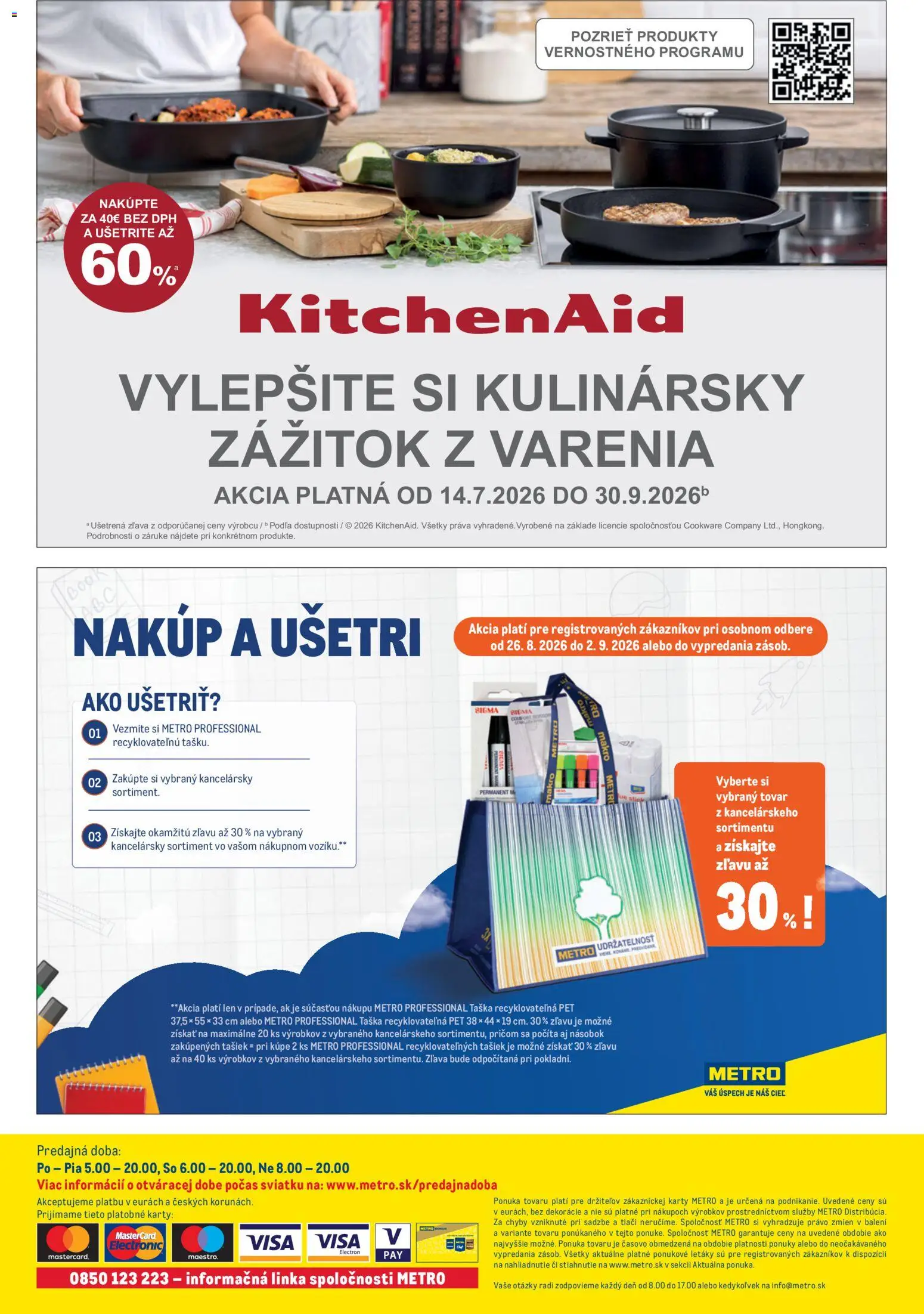 Nové Metro akcie – leták je platný od 26.08.2026 | Strana: 8 | Produkty: Taška