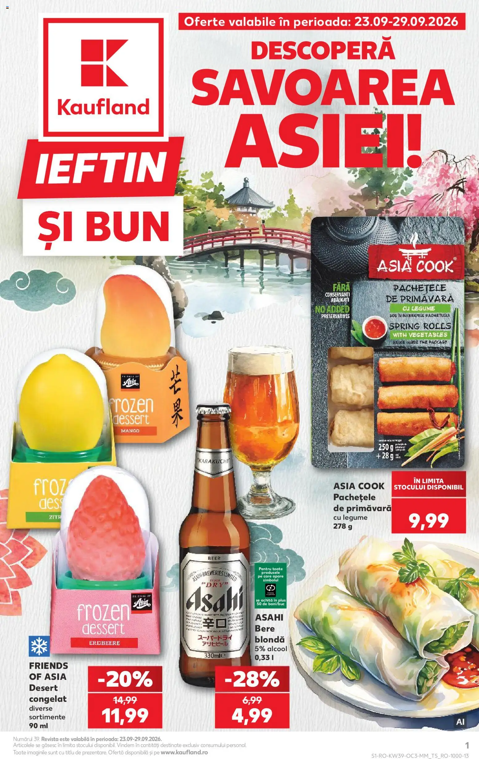 Noul catalog Kaufland – valabil de la 23.09.2026 | Pagină: 1