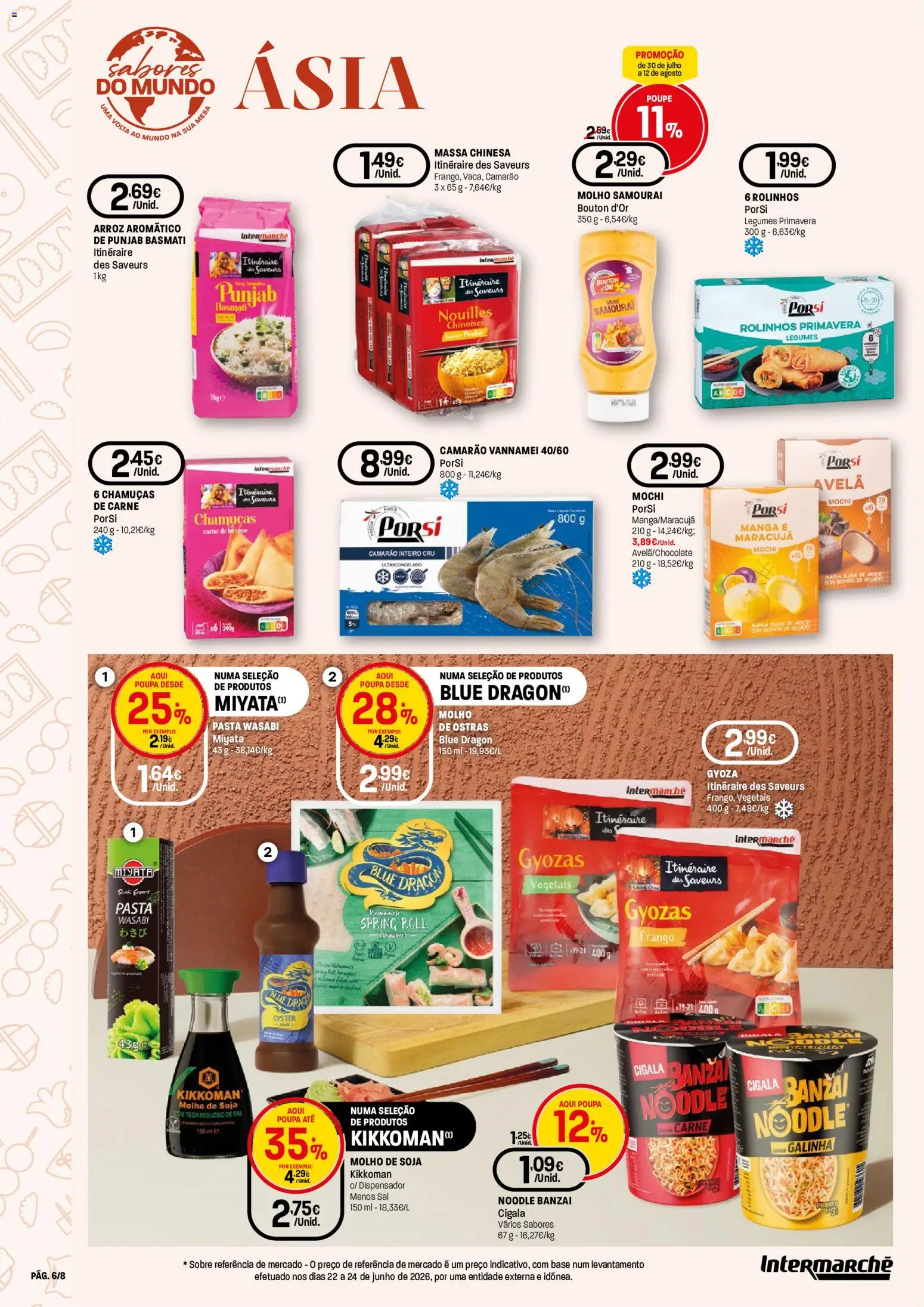 Intermarché Folheto Contact │ válido de 30/07/2026 | Página: 6 | Produtos: Soja, Base, Sal, Chá