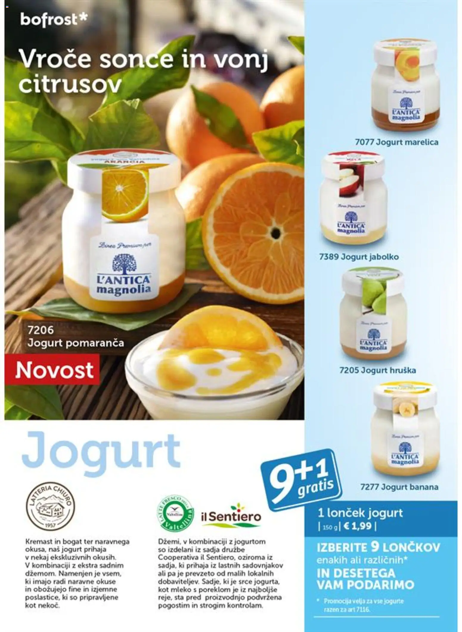 Novi Bofrost katalog ponudbe – veljaven od 01.07.2026 | Stran: 48 | Izdelki: Hruska, Mleko, Jogurt