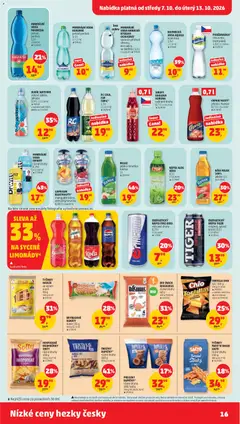 Náhled letáku CAPRISUN ELEKTROLYTY* mango&broskev, ostružiny%maliny, 0,33 l | 160,30 Kč | 19,90 Kč od 07.10.2026 | Strana: 16