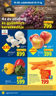 Paprika mix, Paprika mix 500 g / csomag; 1 kg = 1198 Ft - amely érvényes a következő dátumtól: 2026.10.08. | Oldal: 6