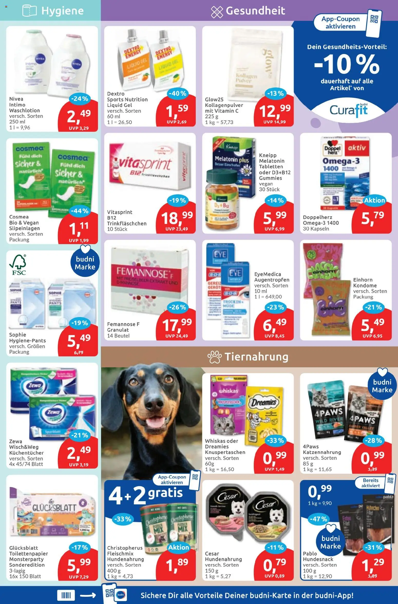 Budni Prospekt – gültig ab 10.08.2026 | Seite: 5 | Produkte: Zewa, Whiskas, Toilettenpapier