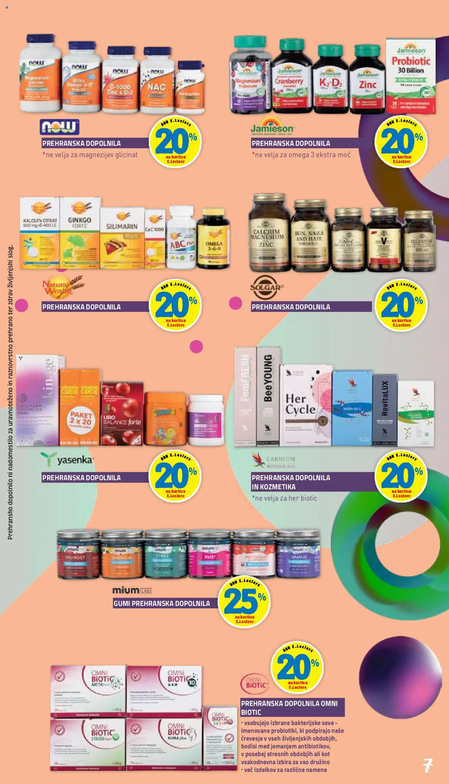 Novi E.leclerc katalog ponudbe – veljaven od 04.09.2026 | Stran: 7 | Izdelki: Med, Prehranska dopolnila