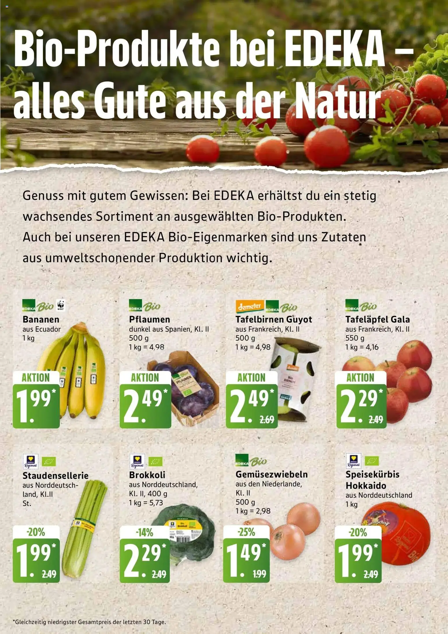 Edeka Prospekt Lübeck (ab 07.09.2026) » Angebote Online | Seite: 6 | Produkte: Pflaumen, Bananen, Brokkoli