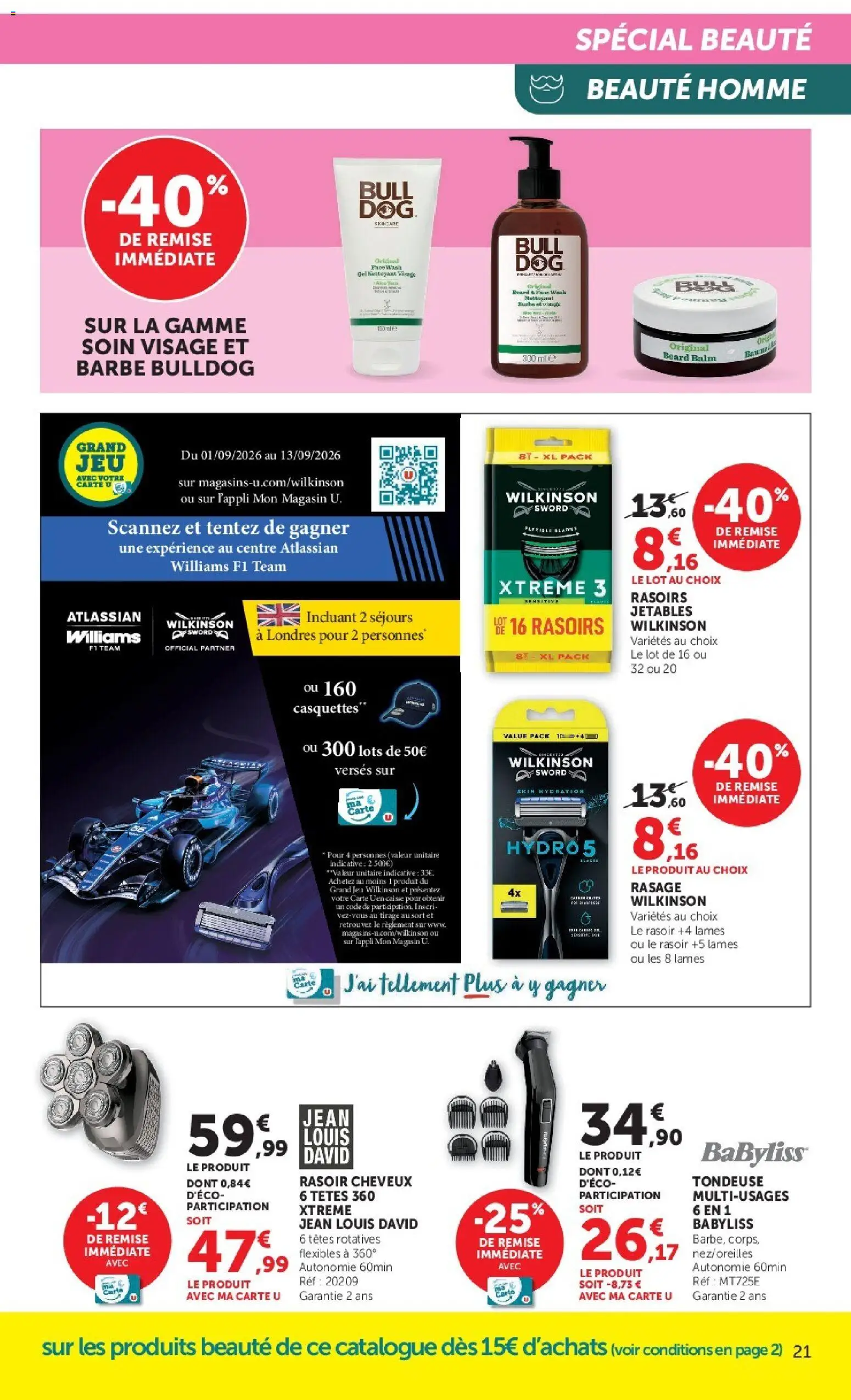 {H1} | Page: 21 | Produits: Produits beauté, Gel nettoyant, Rasoir, Tondeuse
