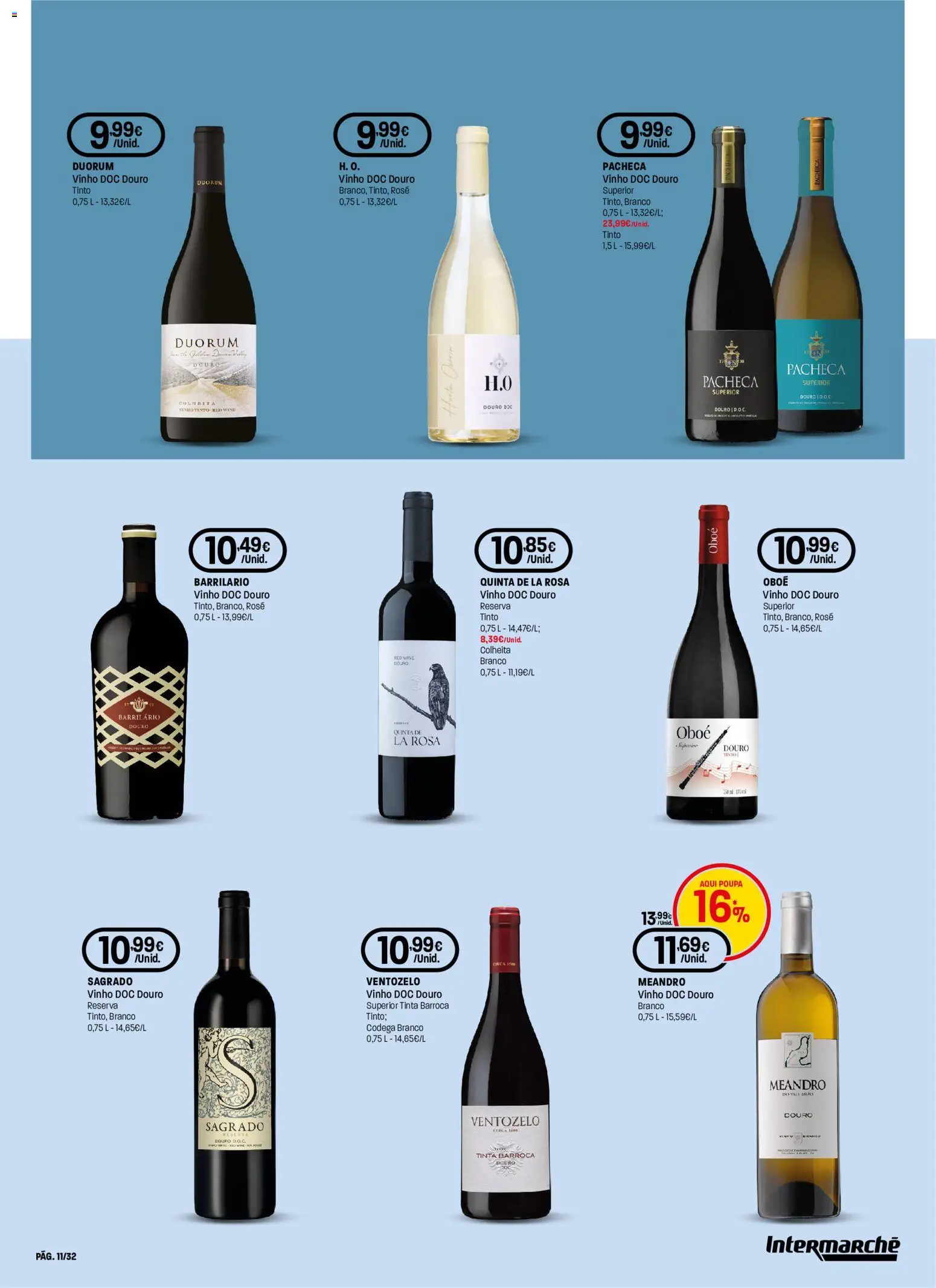 Intermarché folheto Especial Vinhos Super │ válido de 10/09/2026 | Página: 11 | Produtos: Tinta, Vinho
