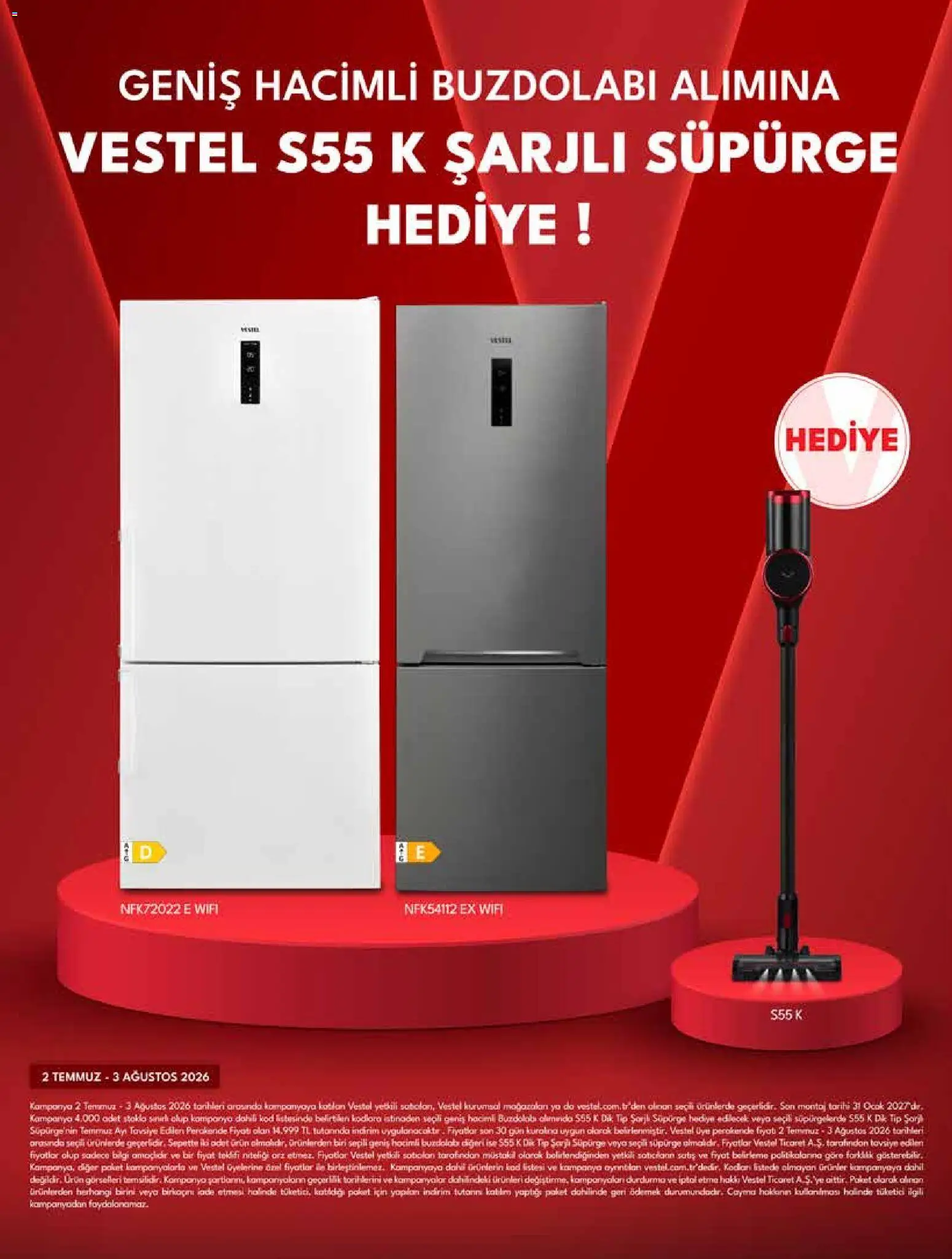Vestel Katalog - 01 Temmuz 2026 tarihinden itibaren geçerlidir | Sayfa: 6